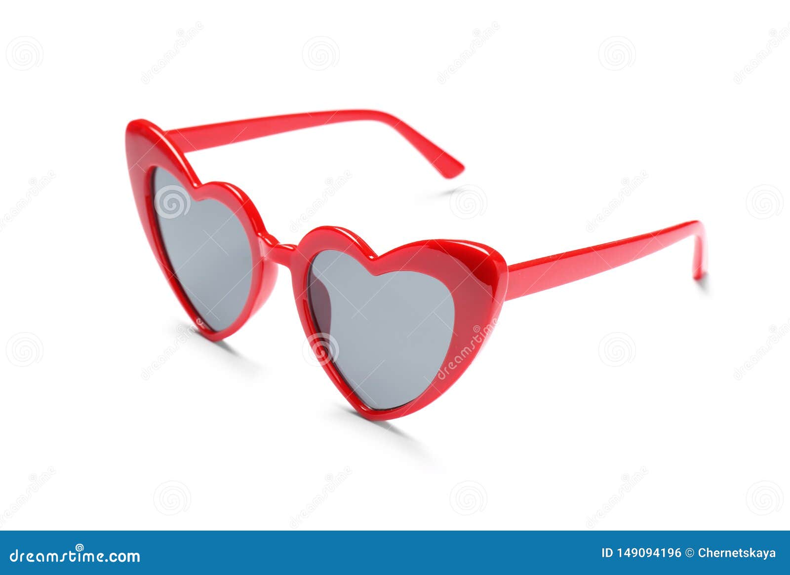 white heart shaped glasses