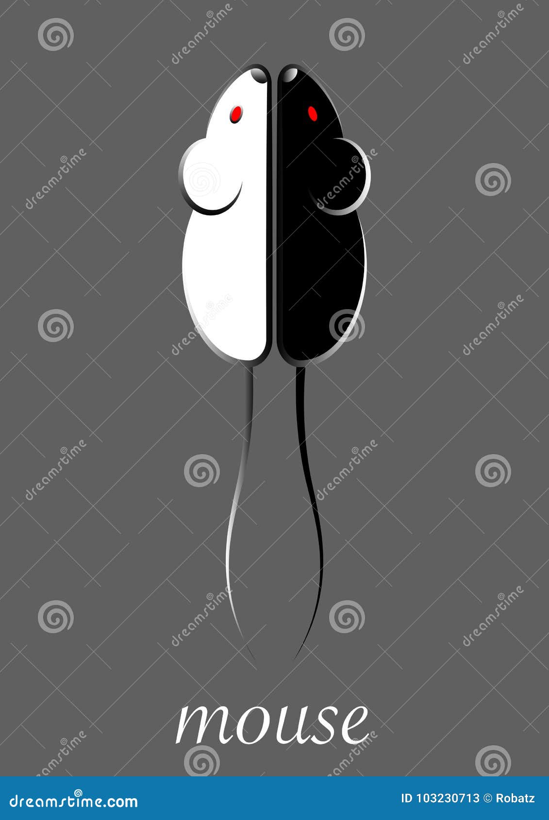 stylish icon of a black and white mouse icone for web and print. minimalistic  of the home of a rodent mouse or rat,