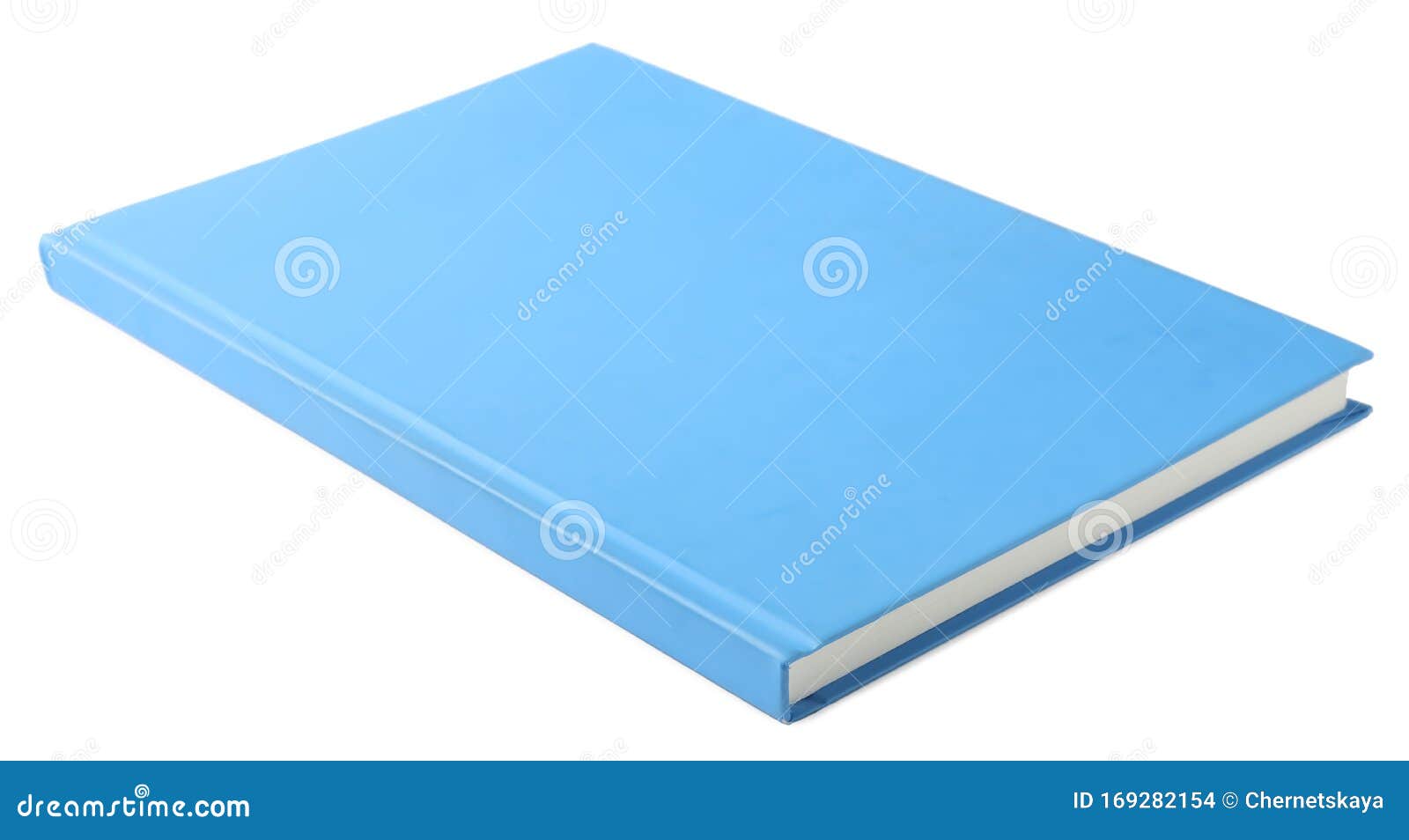Stylish Light Blue Notebook Stock Photo Image of sheet, page 169282154