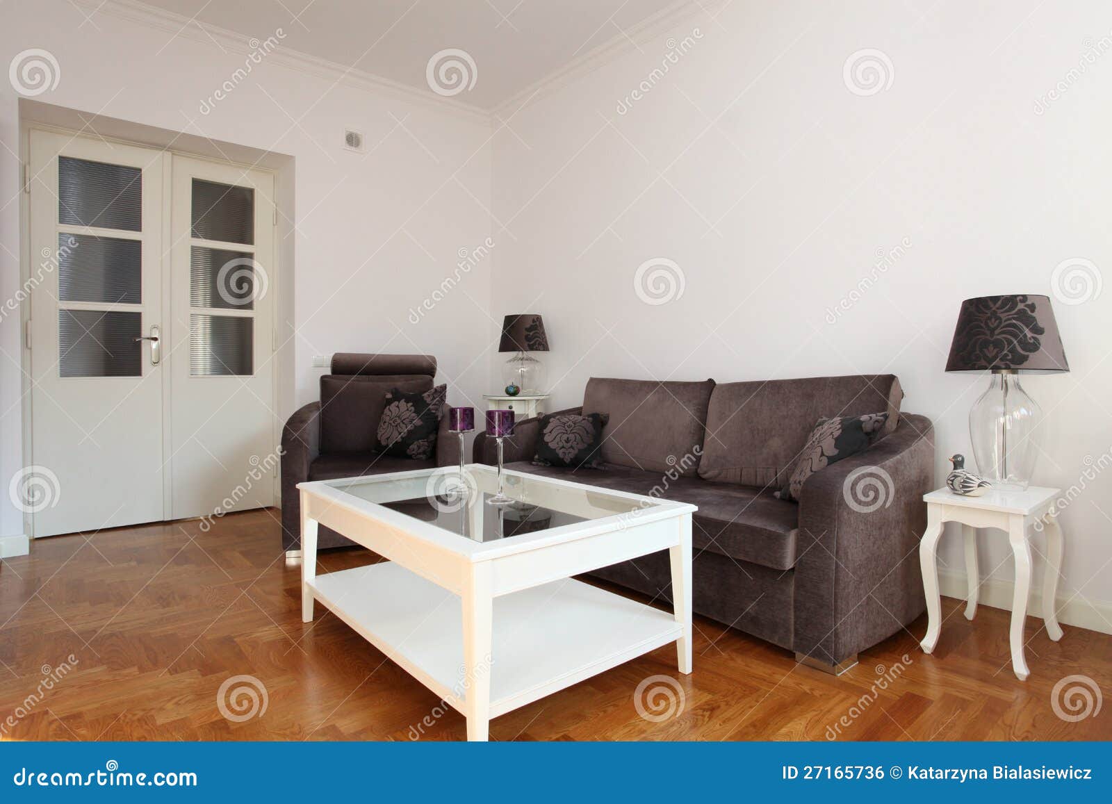 Stylish living room stock photo. Image of construction - 27165736