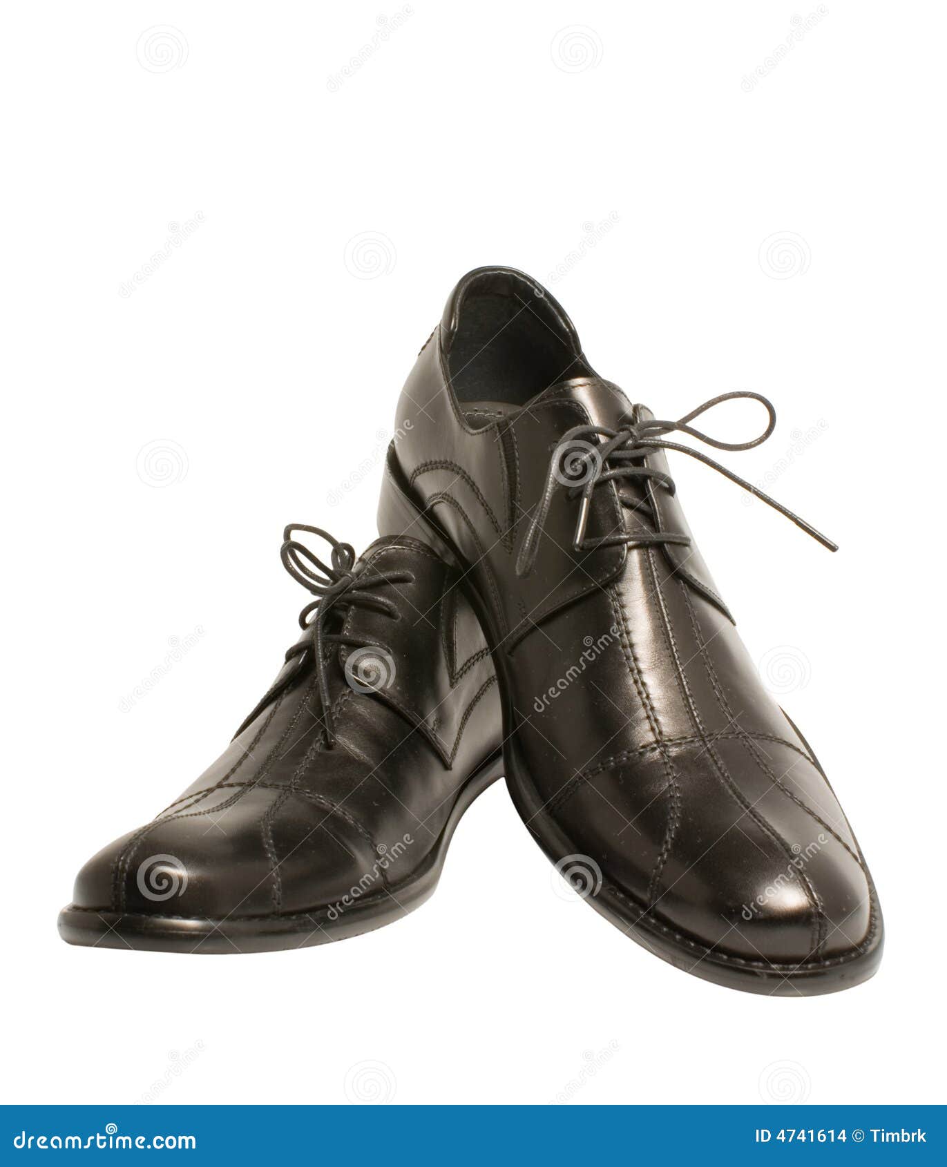 Stylish man s black shoes stock photo. Image of boot, office - 4741614