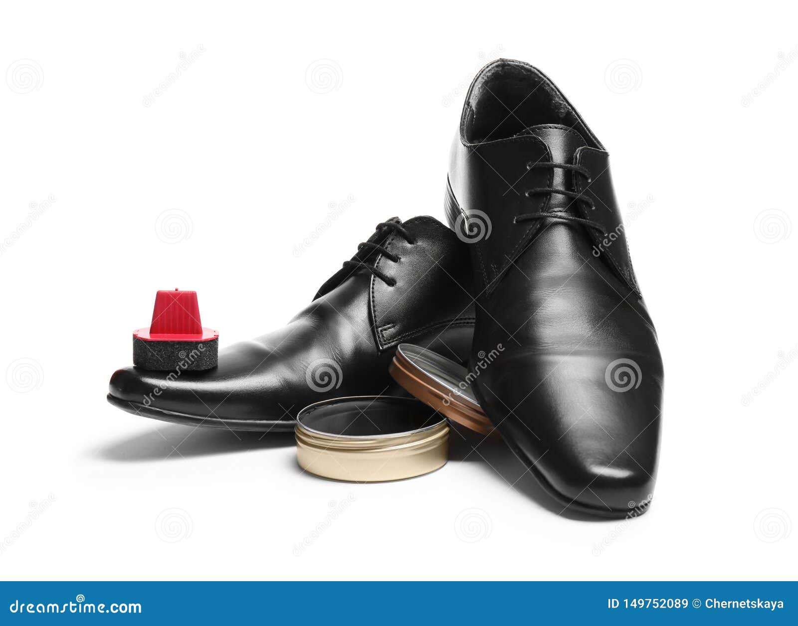 Stylish Men`s Footwear and Shoe Care Accessories Stock Image - Image of ...