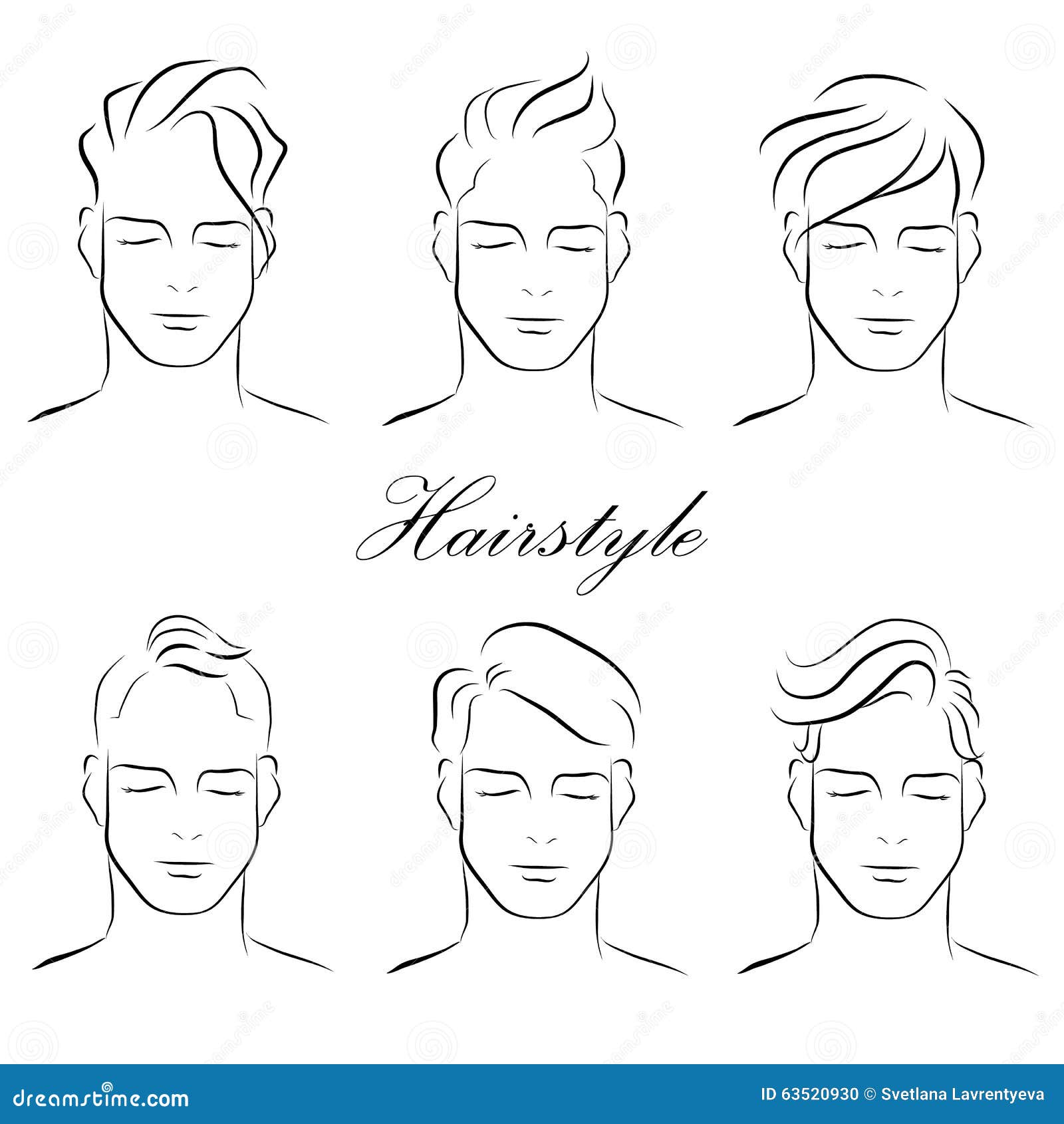 Stylish Men S Hairstyles, Haircuts, Vector Stock Vector - Illustration of drawing, haircut: 63520930 Stylish Men S Hairstyles, Haircuts, Vector Stock Vector - Illustration of drawing, haircut: 63520930
