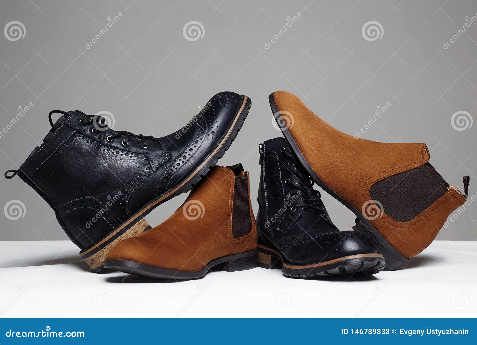 Stylish Men`s Shoes. Men Fashion Still Life Stock Photo - Image of ...