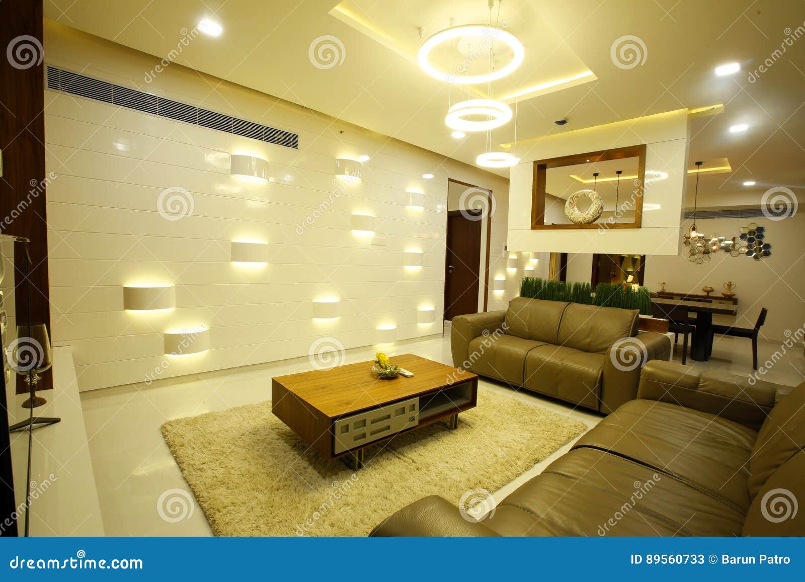 Stylish Modern Living Room Interior Stock Image Image Of