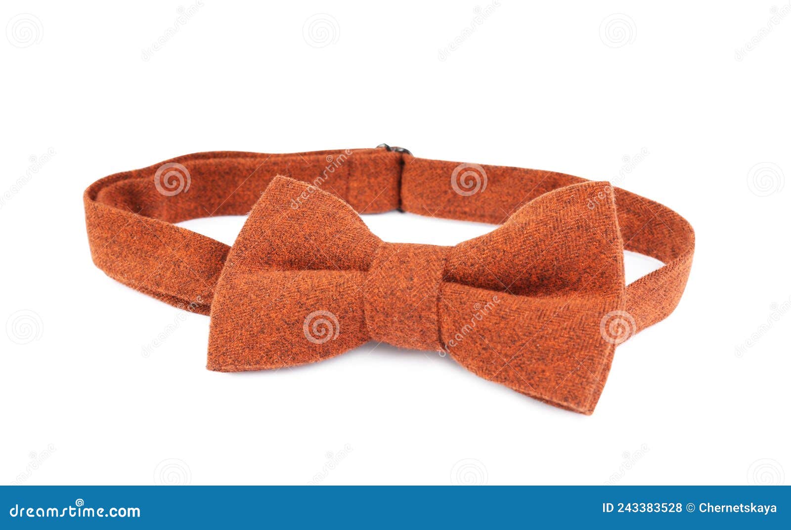 Stylish Orange Bow Tie Isolated Stock Photo Image of accessory