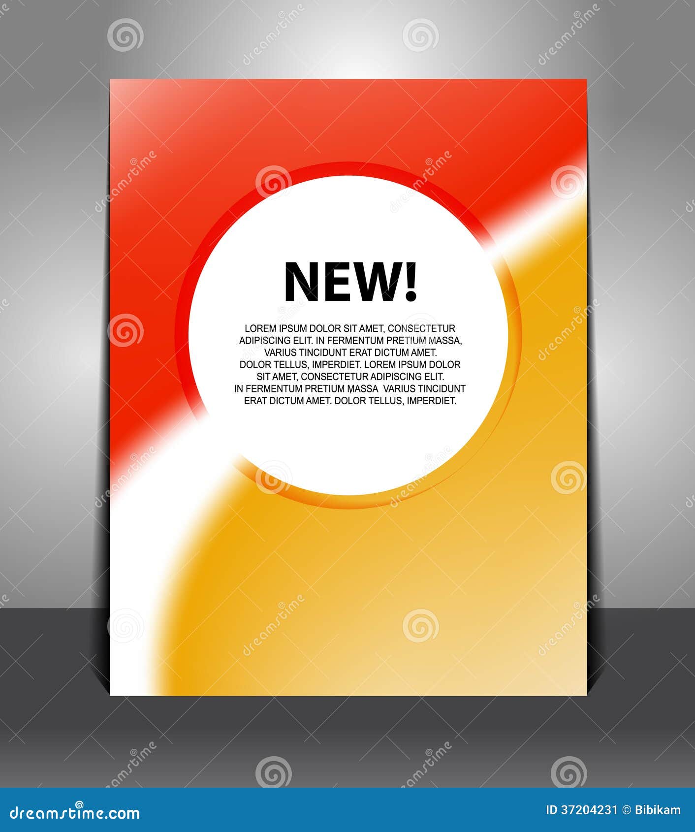 Stylish Orange Red Poster Background Stylish Orange Red Poster Background