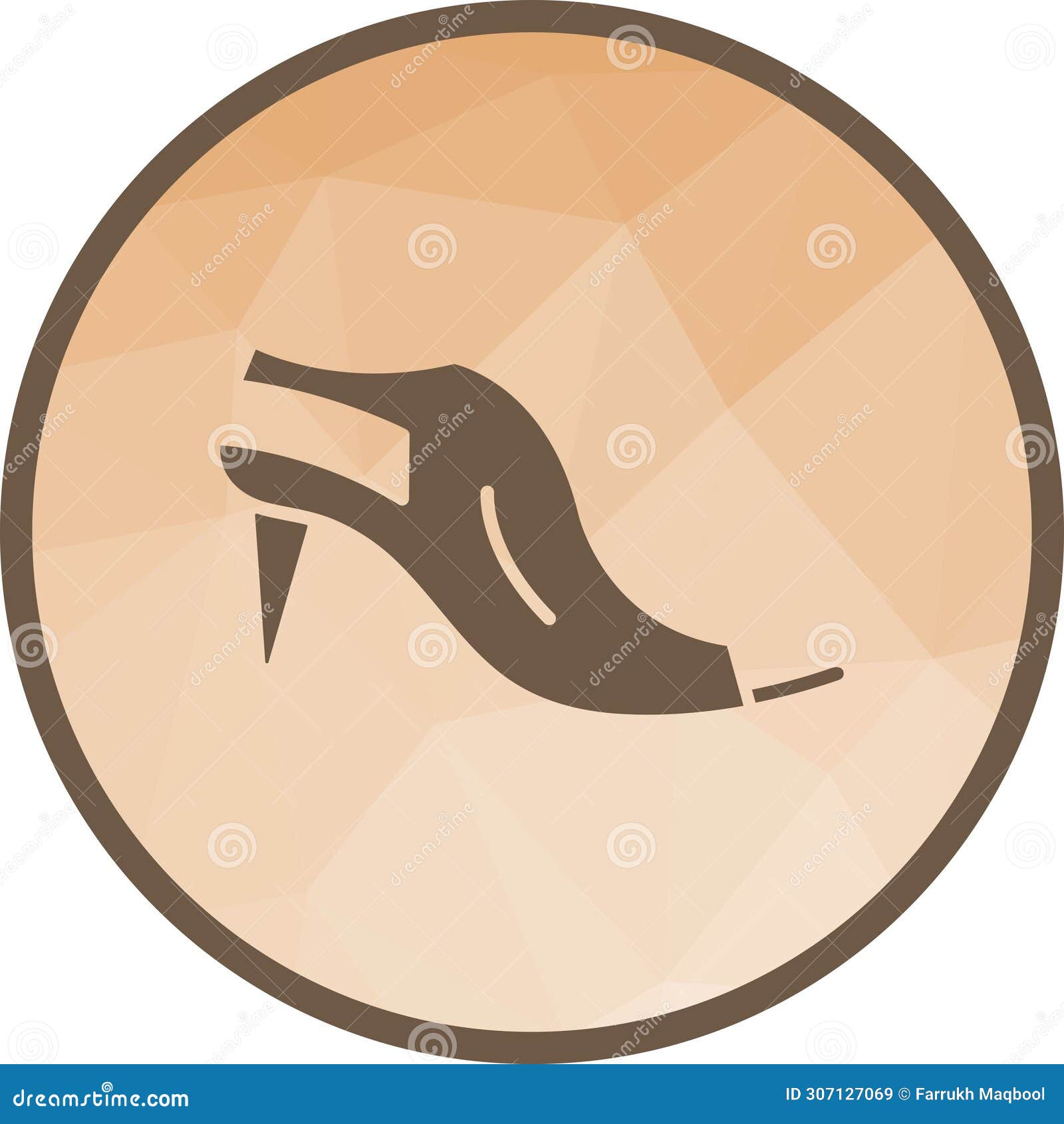 stylish sandals icon  image.
