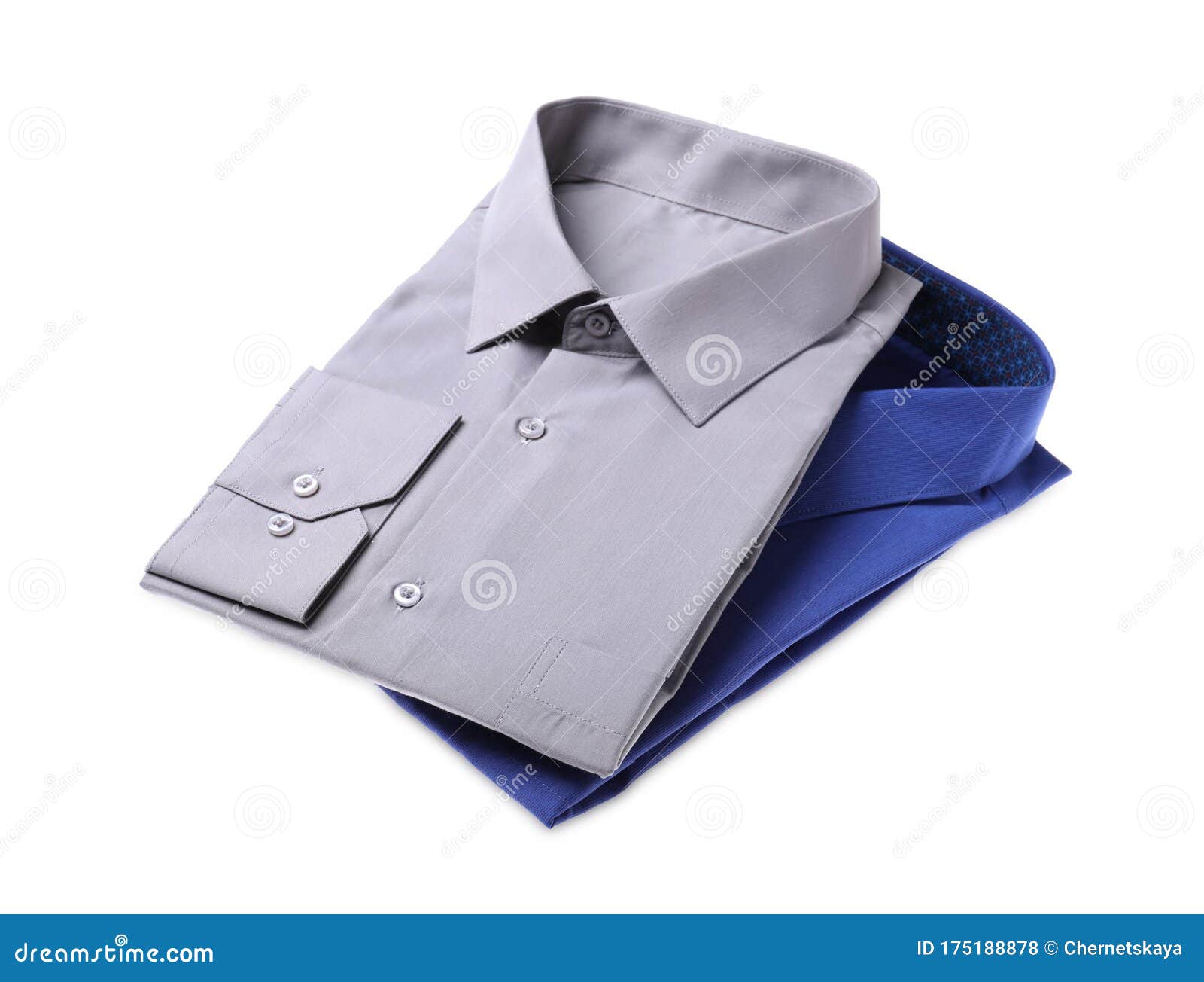 Stylish Shirts Isolated. Dry-cleaning Service Stock Photo - Image of ...