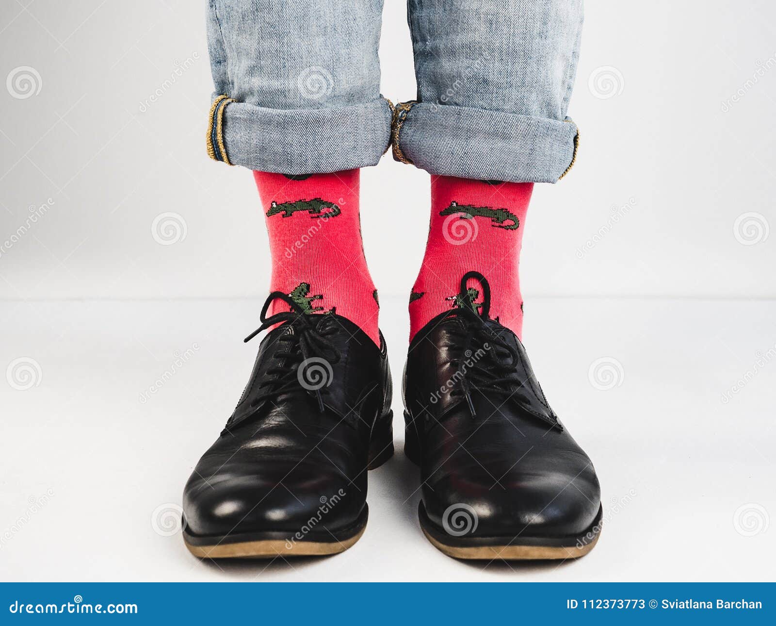 Stylish Shoes and Funny Socks Stock Image - Image of celebrity, closeup ...