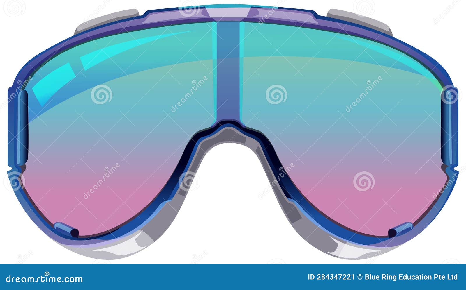 Stylish Ski Sunglasses Vector Stock Vector Illustration of sporty