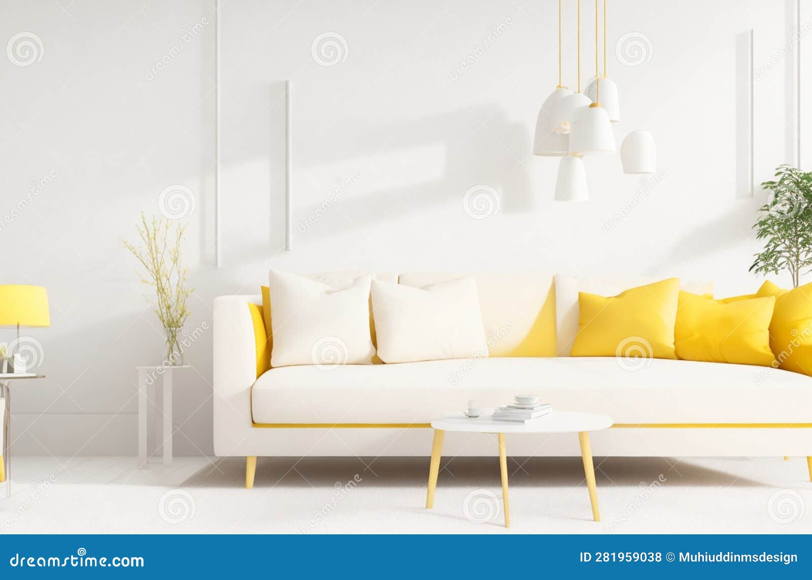 Stylish Sofa Placement Ideas for Home and Office Interiors Stock