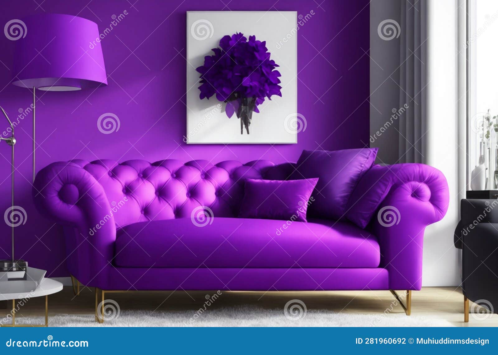 Stylish Sofa Placement Ideas for Home and Office Interiors Stock