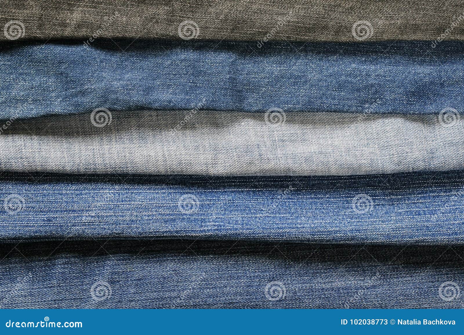 Stylish Textured Background from Horizontal Strips of Denim in D Stock ...