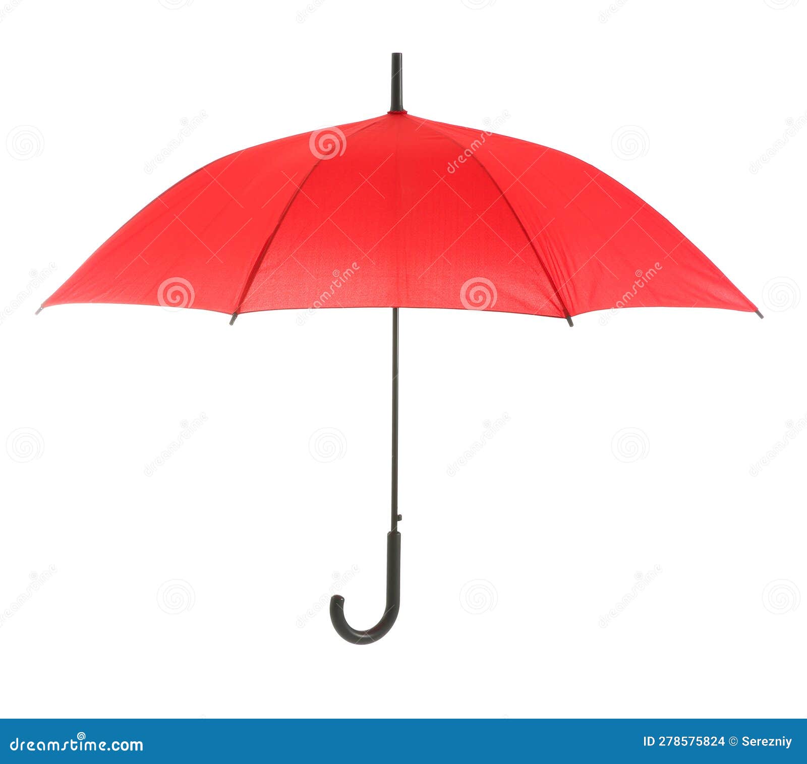 Stylish Umbrella on White Background Stock Photo Image of weather
