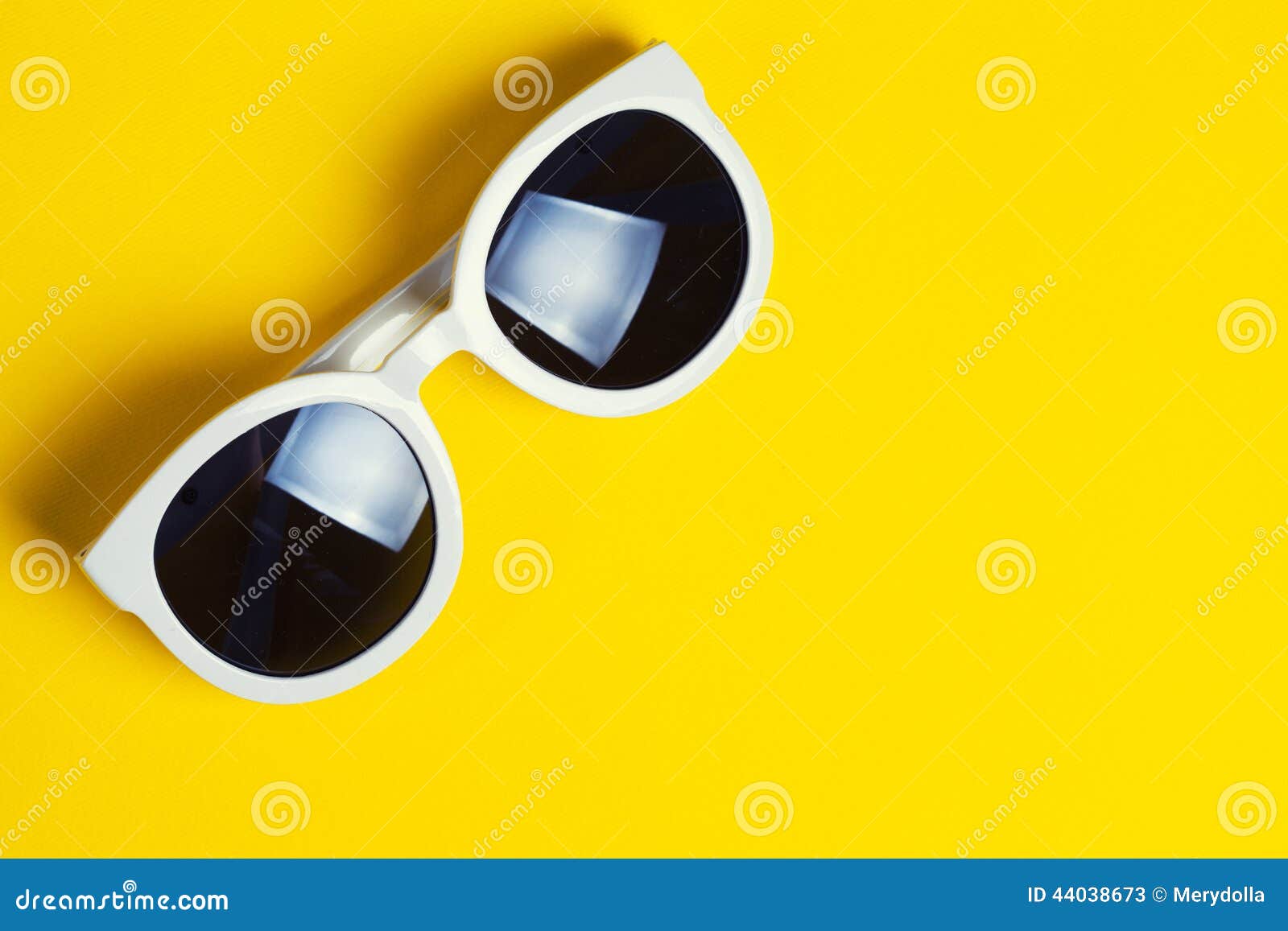 Stylish white sunglasses stock image. Image of silver 44038673