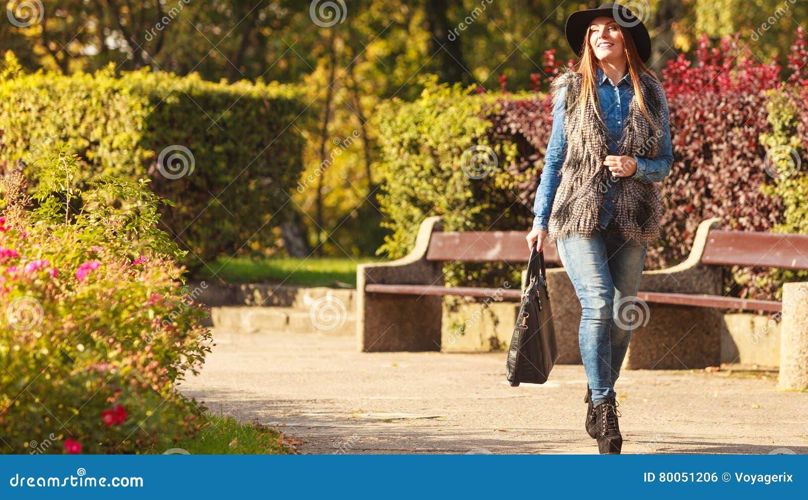 Stylish woman on air stock photo. Image of hair, long - 80051206