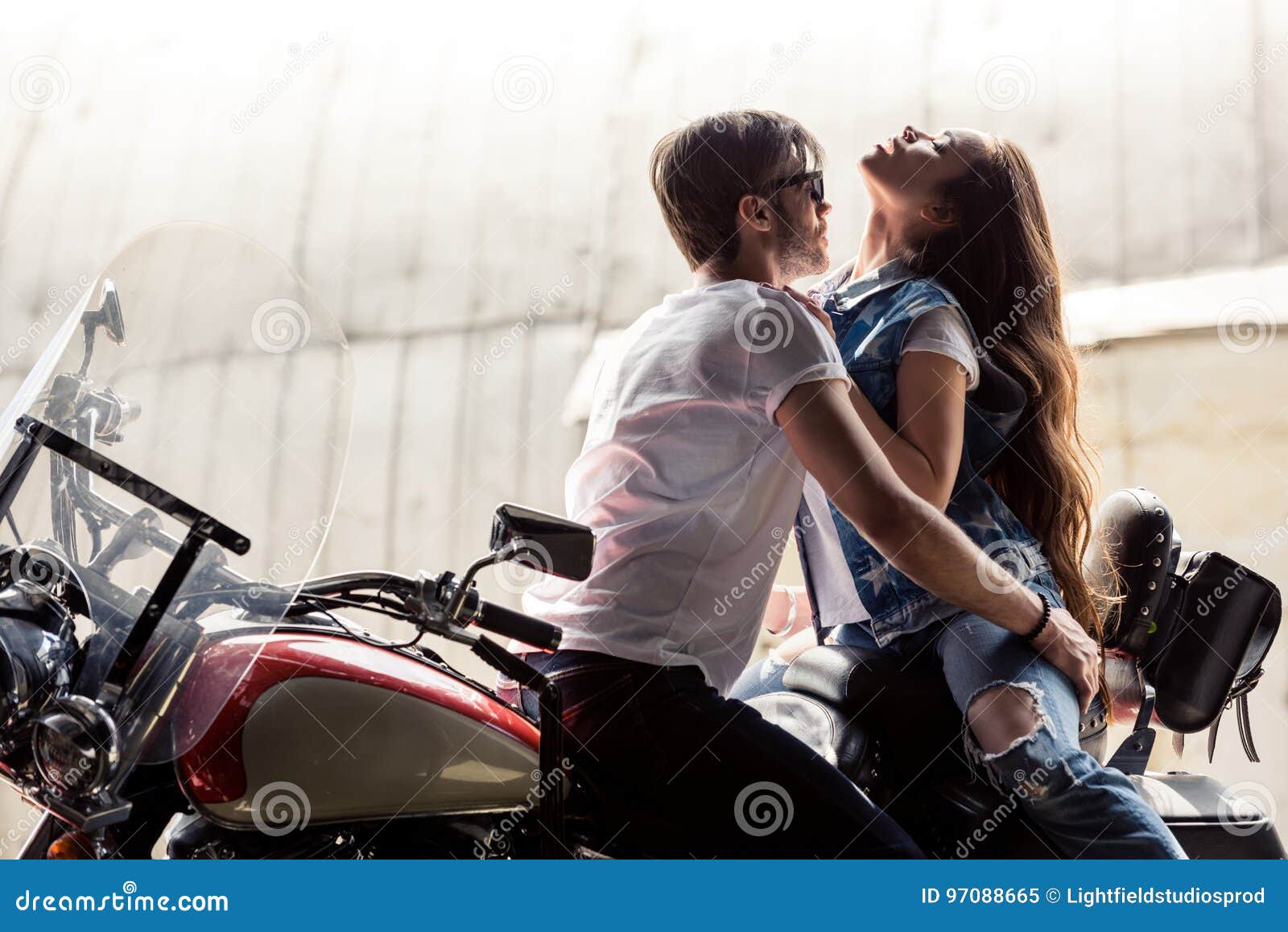 Stylish Young Couple In Love Sitting On Motorcycle And Hugging Stock Image Image Of Togetherness European Stylish Young Couple In Love Sitting On Motorcycle And Hugging Stock Image Image Of Togetherness European