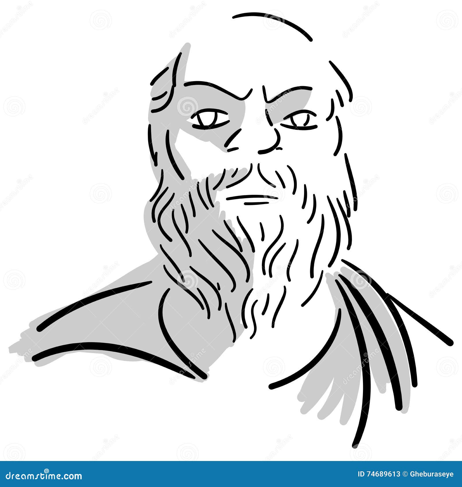 Socrates outline Sketch | Socrates drawing video | How to draw Socrates  step by step | Portrait art - YouTube