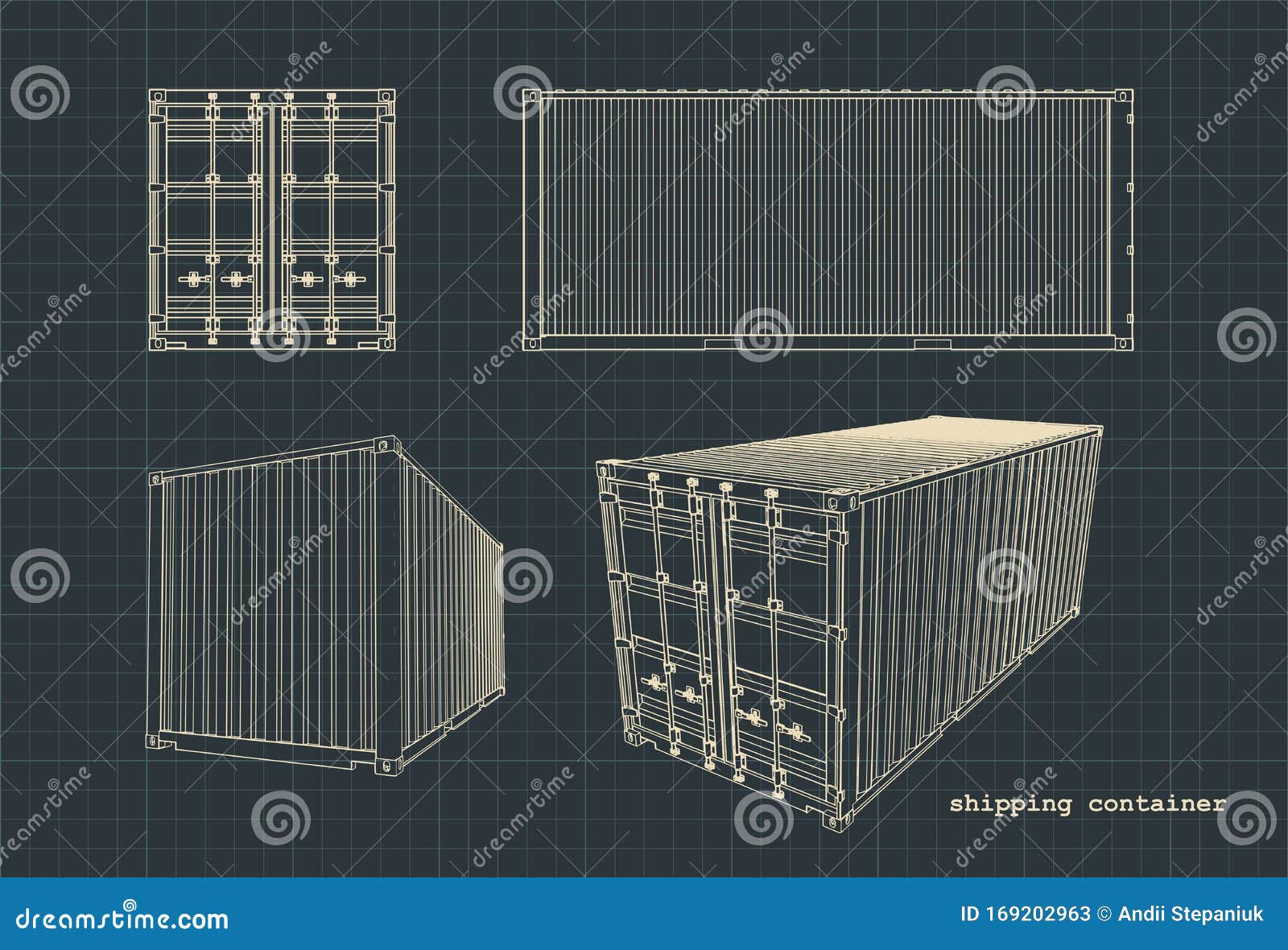 shipping container drawings