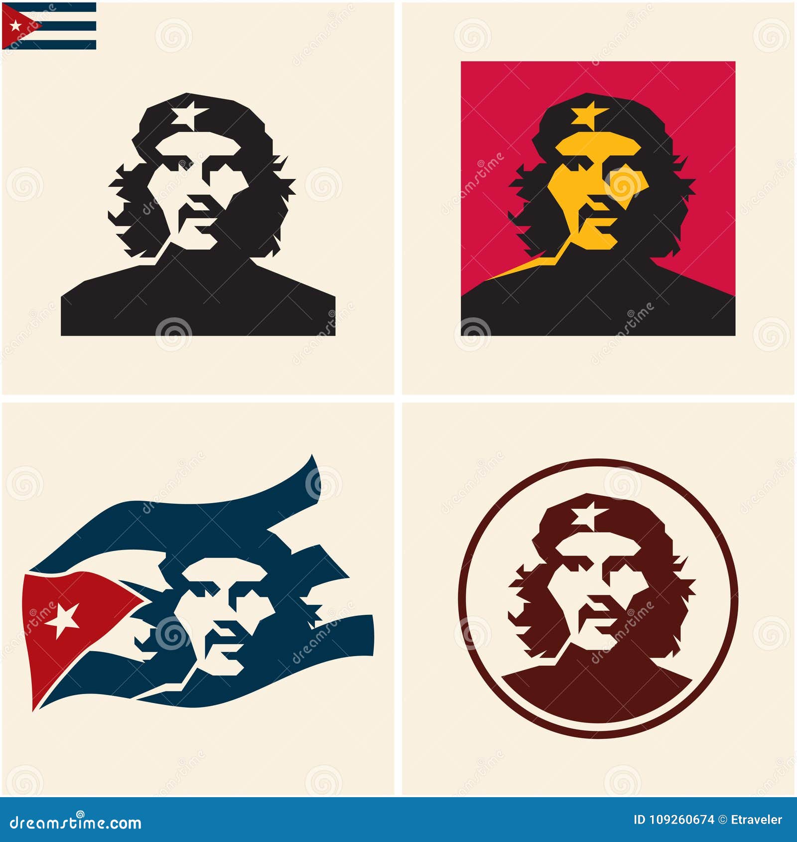 Vector Portrait of Commander Ernesto Guevara Che Guevara and the ...