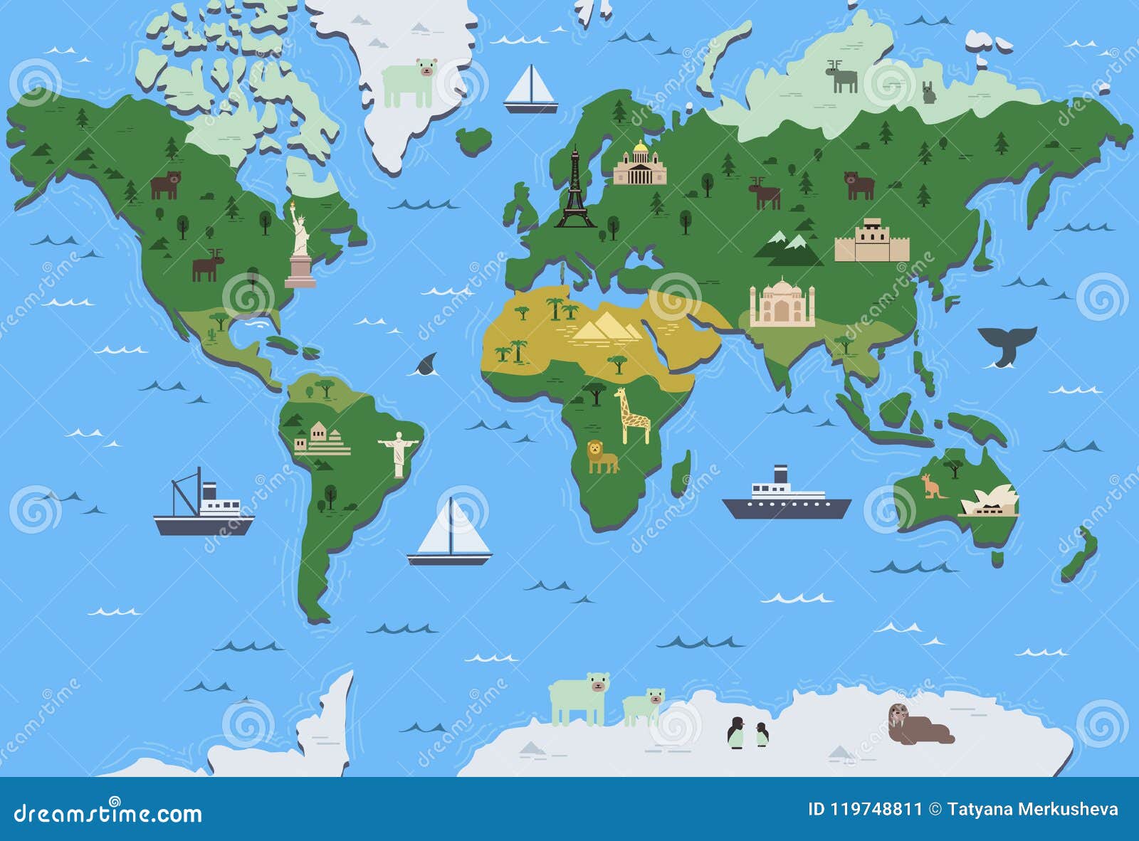 Simple World Map For Kids Kids Simple World Map Stock Illustrations – 61 Kids Simple World Map Stock  Illustrations, Vectors & Clipart - Dreamstime