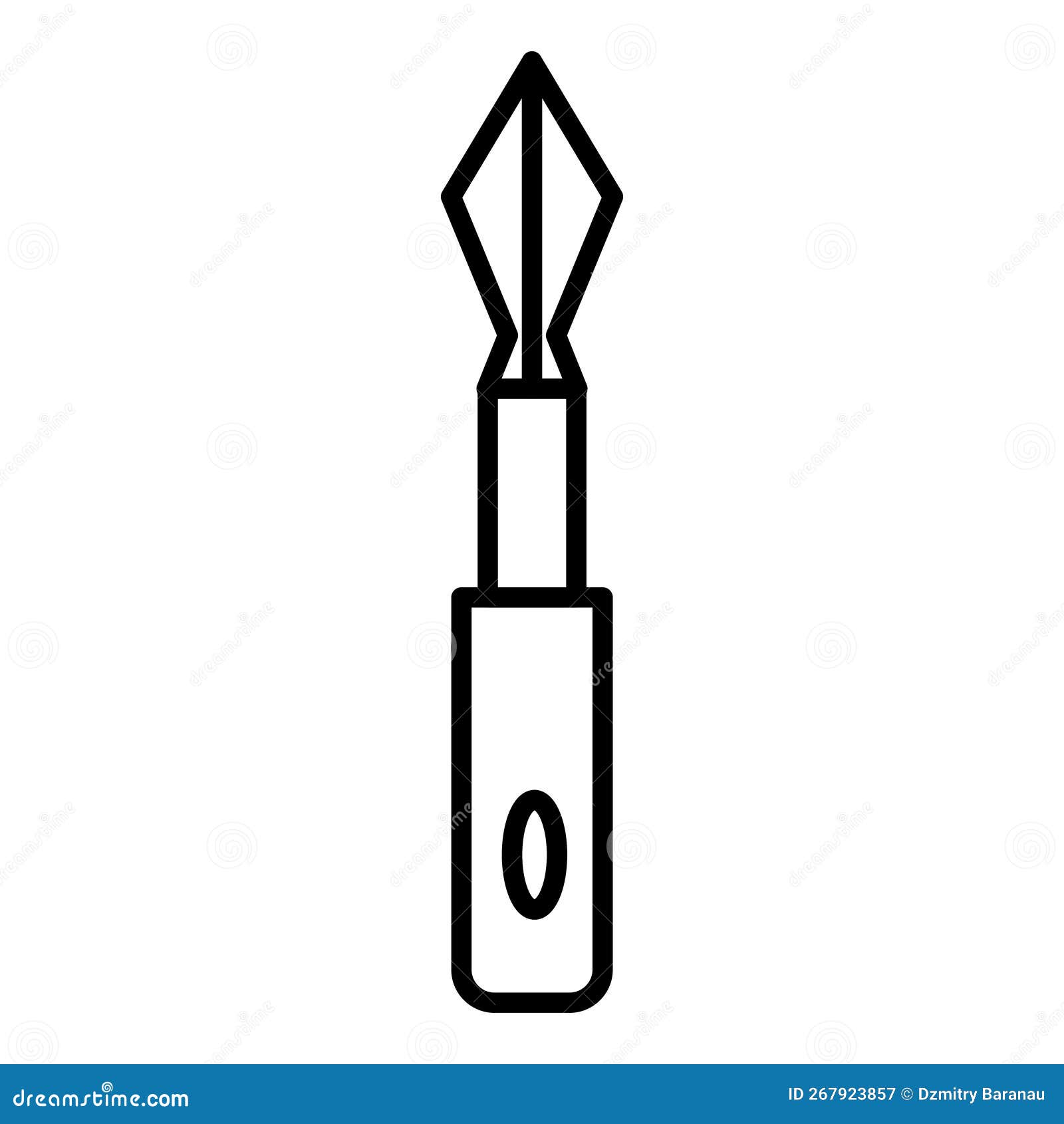 stylo icon line  on white background. black flat thin icon on modern outline style. linear  and editable stroke.