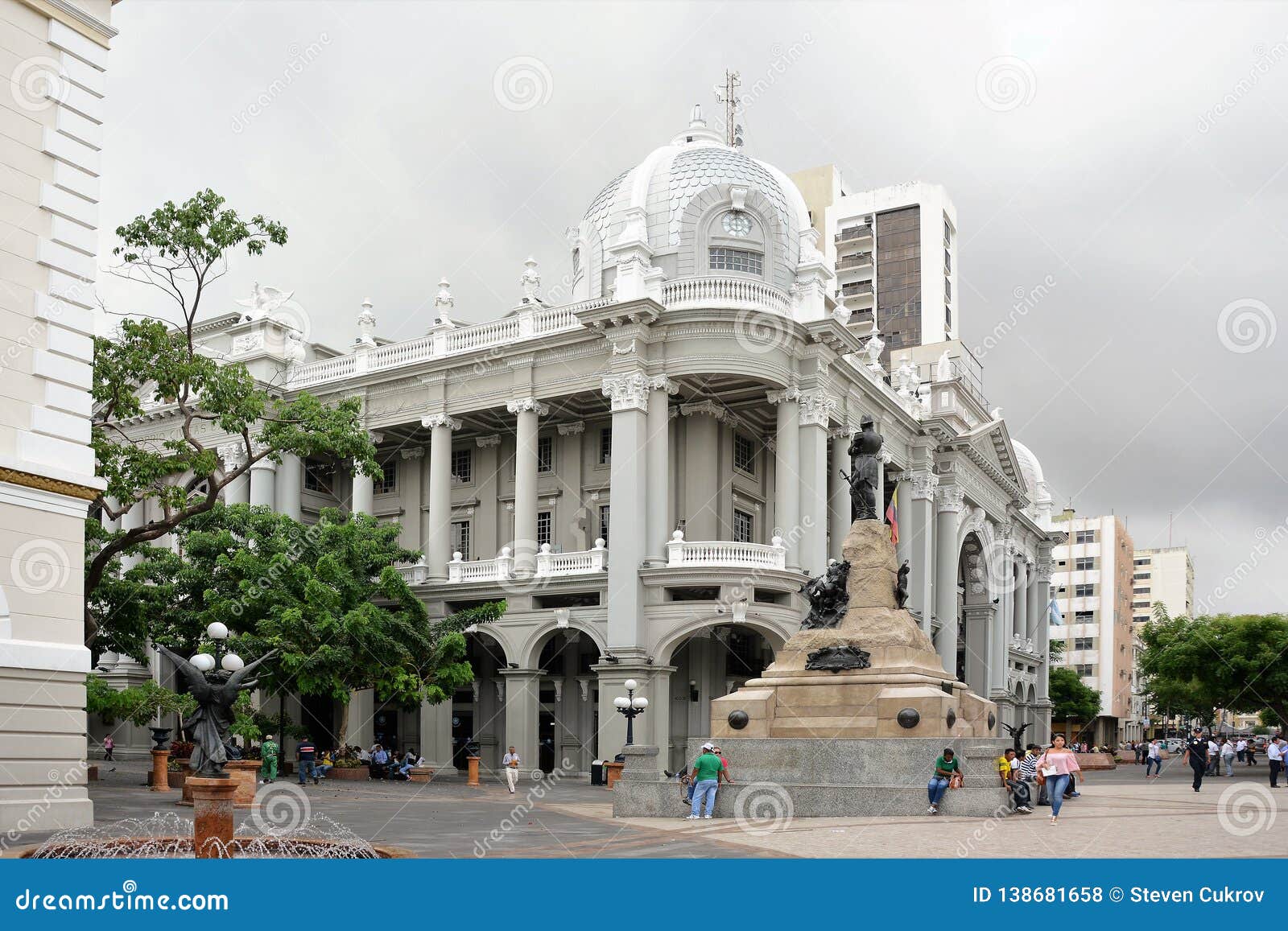 Städtischer Palast Guayaquils, Ecuador Redaktionelles Stockfoto Bild