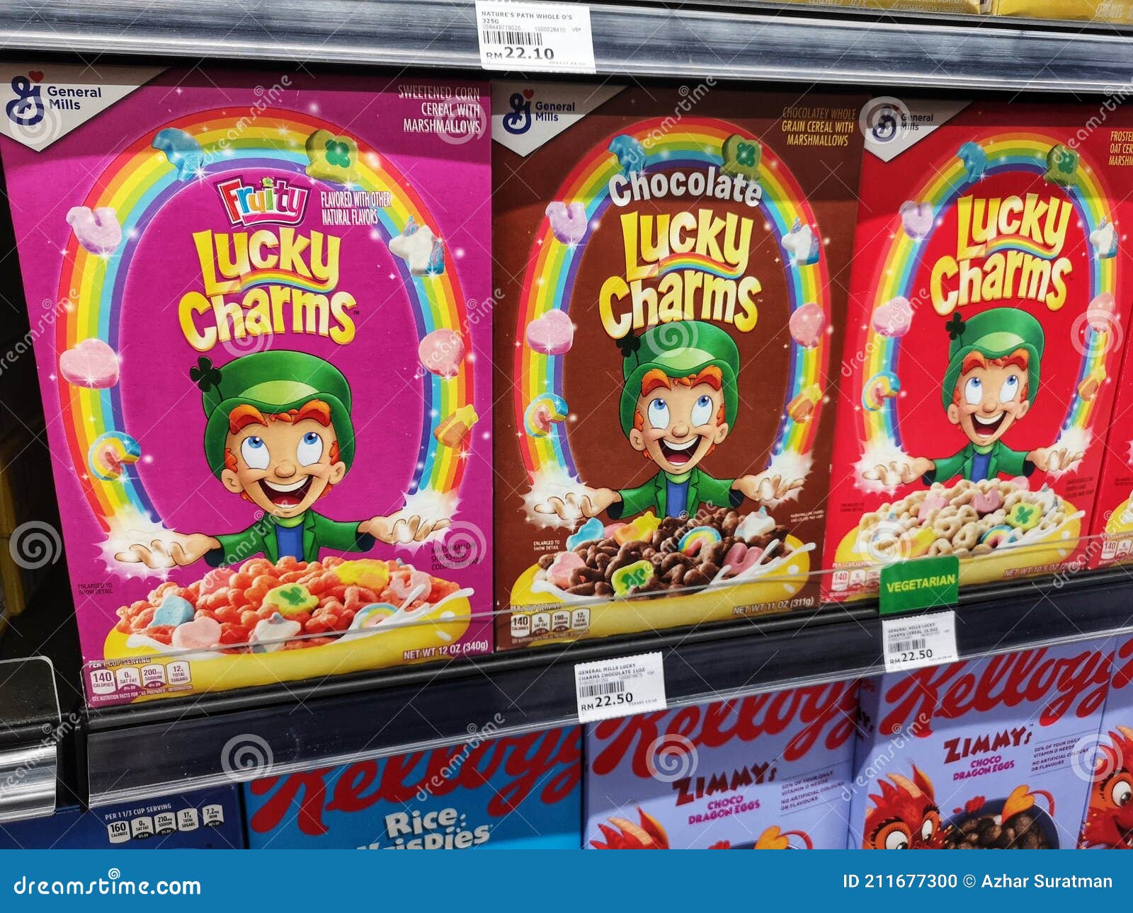 Lucky Charms Breakfast Cereal with Marshmallows, Family Size, Whole Grains,  526 g, 526 g 