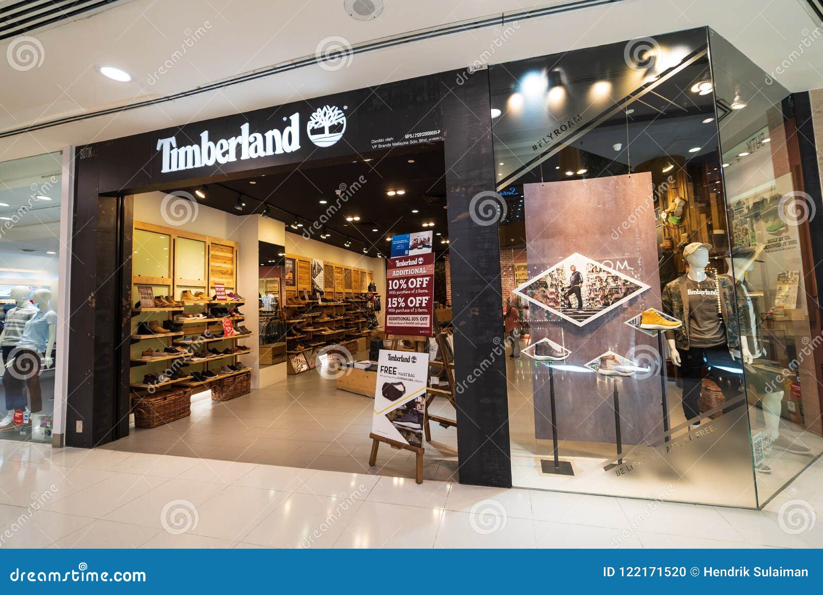 Timberland In Sunway Pyramid Editorial