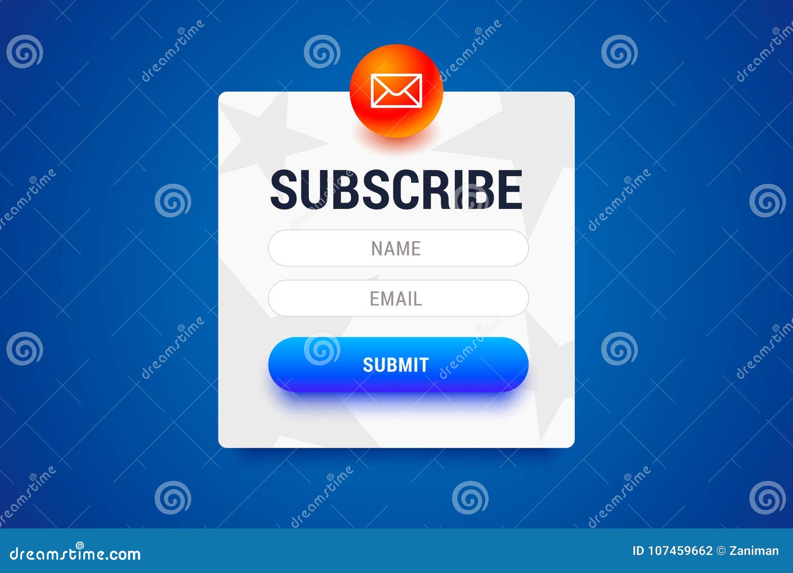 Subcribe Form With Name And Email Input Fields And Submit Button Stock Vector Illustration Of Button Form Subcribe Form With Name And Email Input Fields And Submit Button Stock Vector Illustration Of Button Form