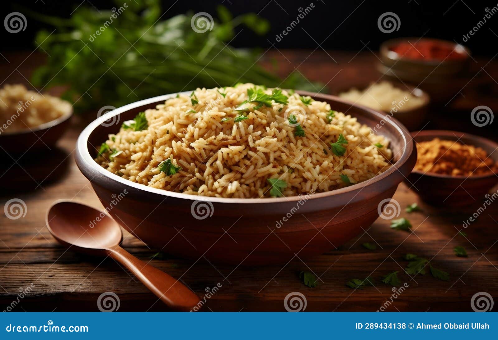 Subject: Seasoned Brown Rice - Explore the Flavorful Delight