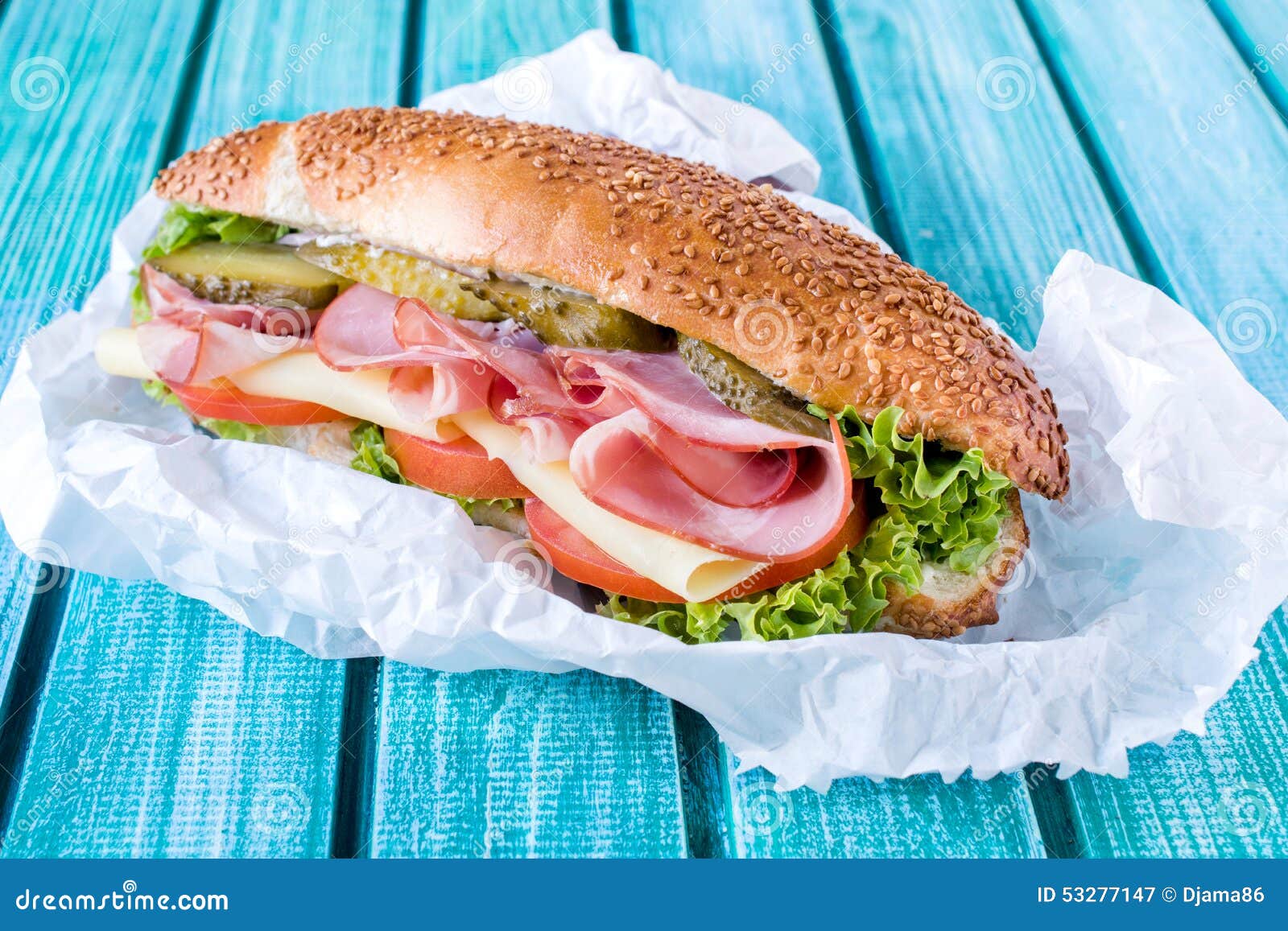Submarine sandwich packed stock image. Image of cold 53277147