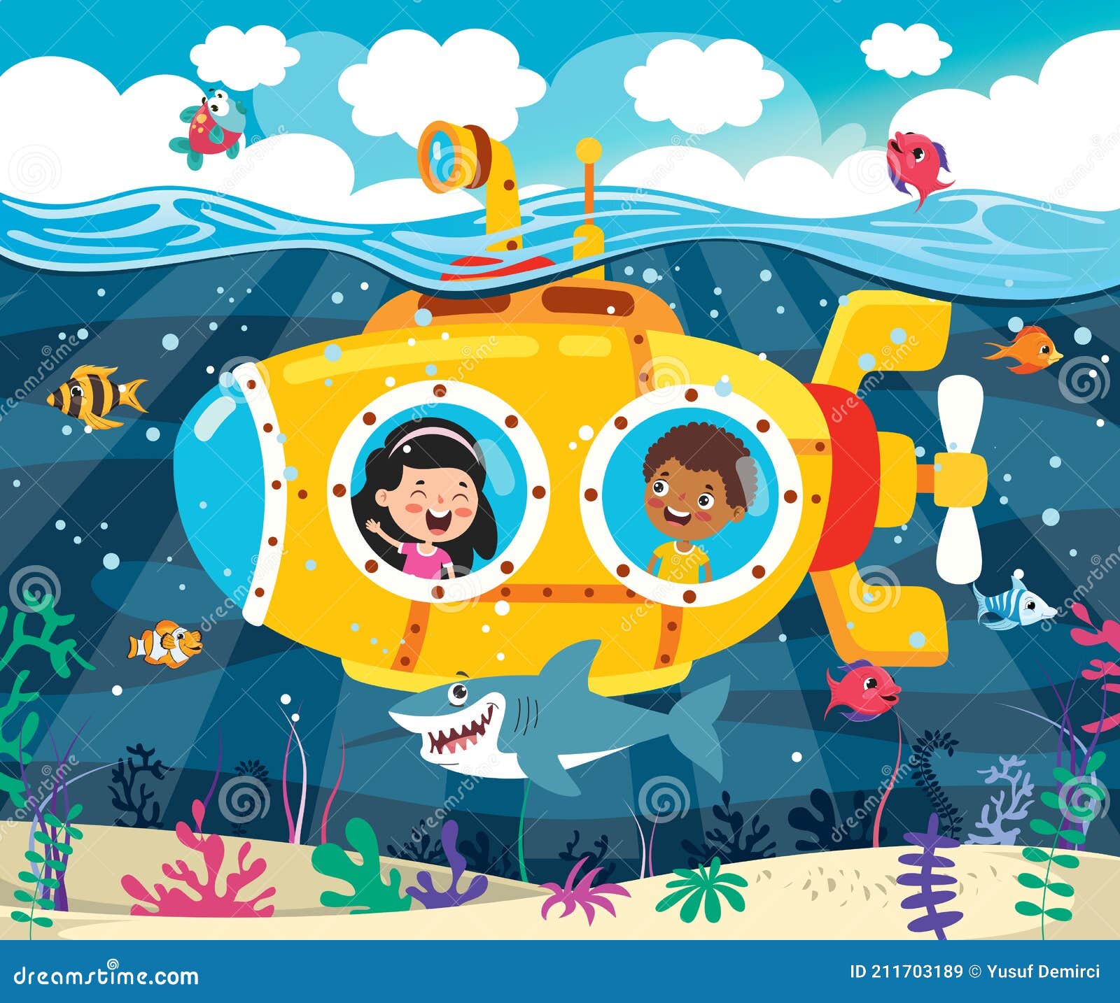 Mundo Submarino De Dibujos Animados PNG Imágenes Gratis  Lovepik