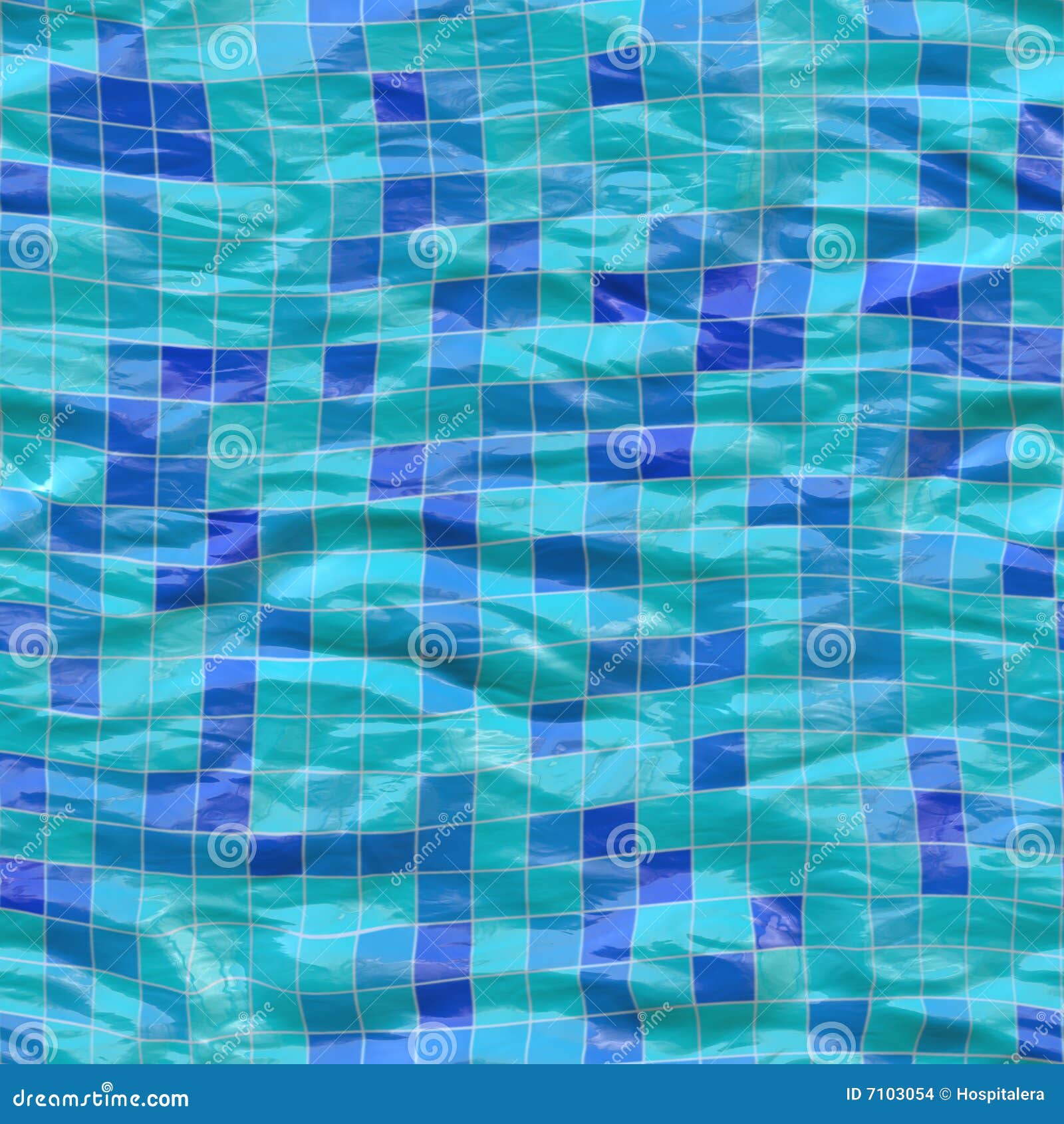 submerged tiles