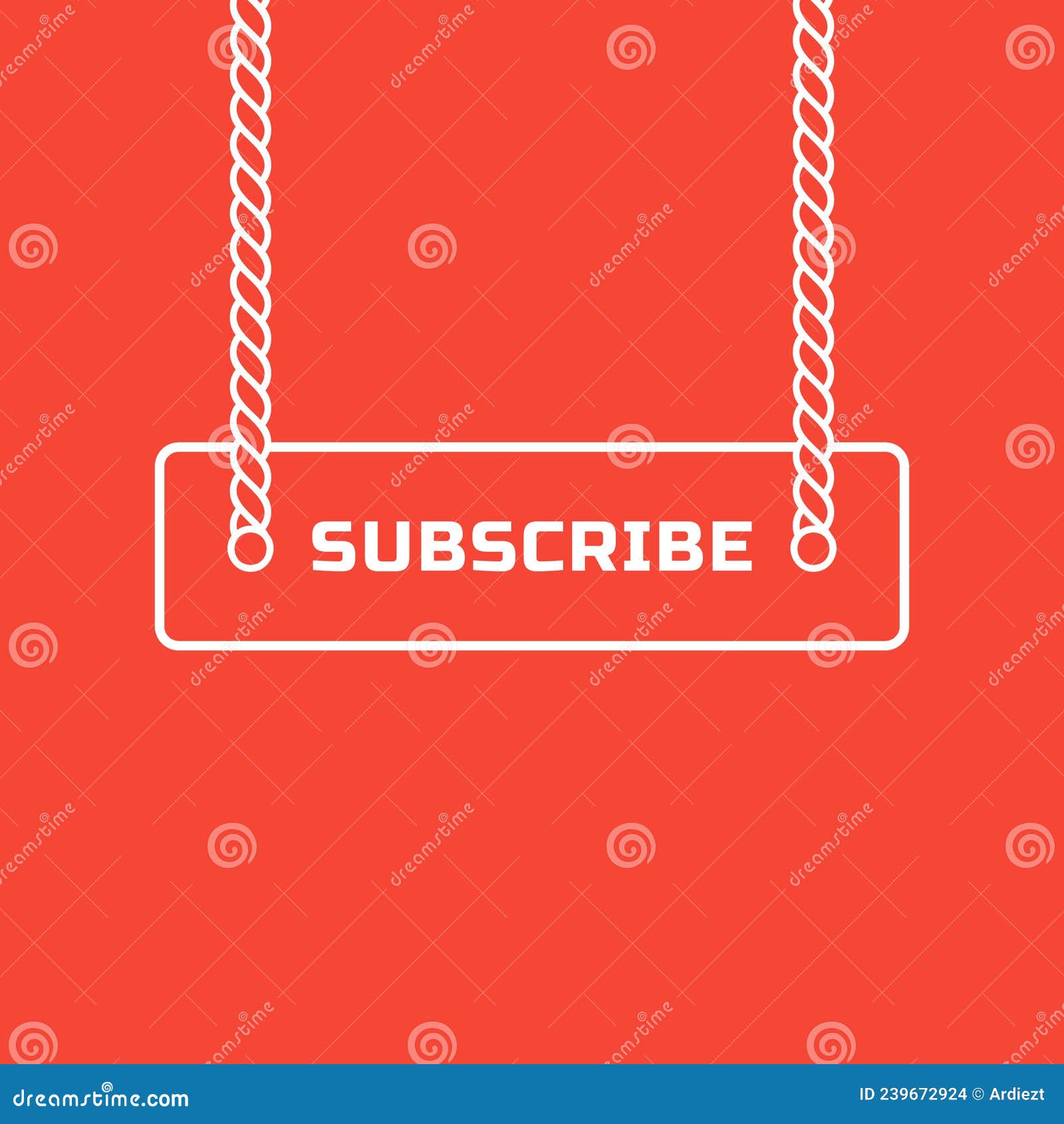 Subscribe Template Flat Vector Design Stock Vector Illustration of