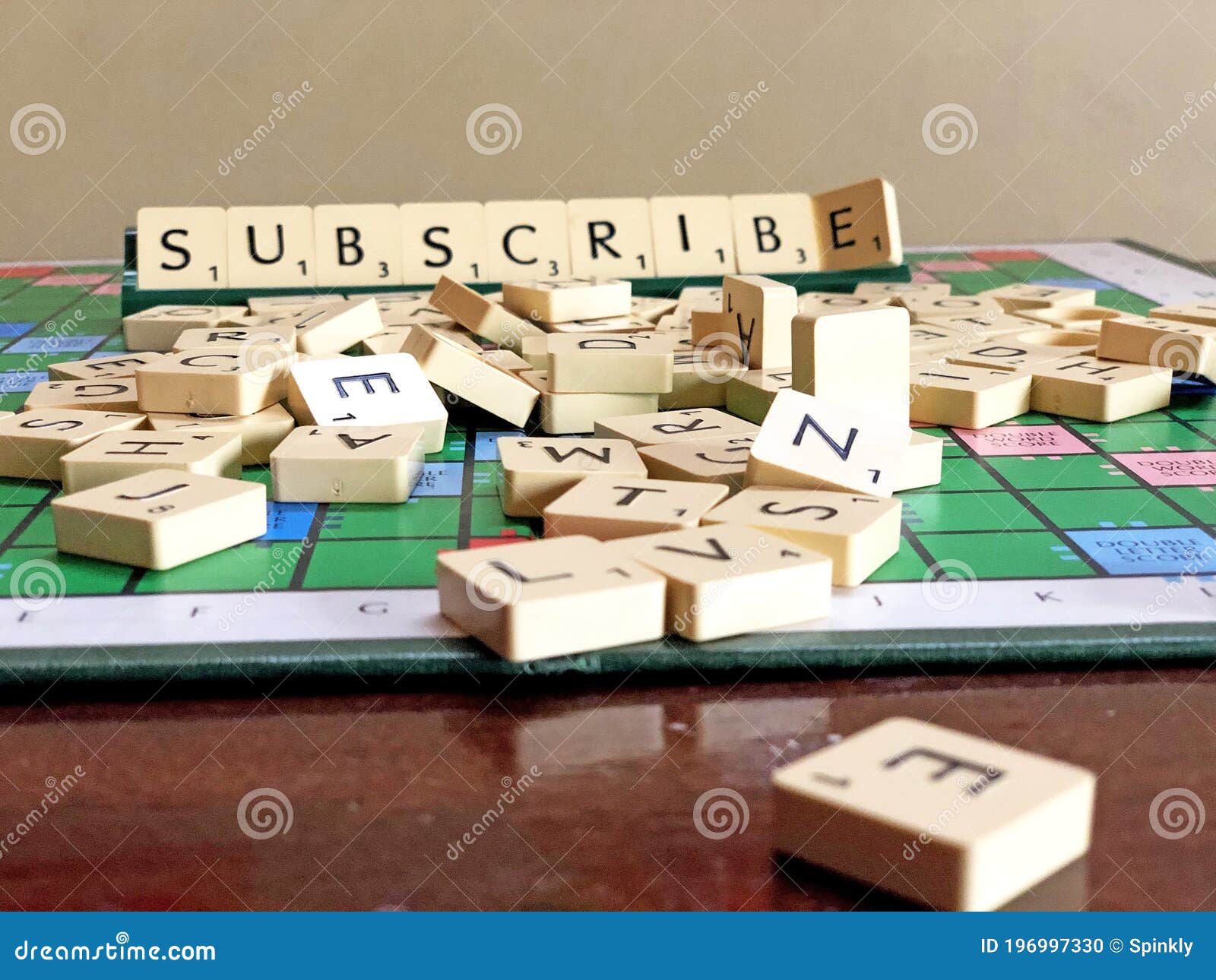 Subscribe Word Written on Scrabble for Content Creation Editorial Image Image of water, duck