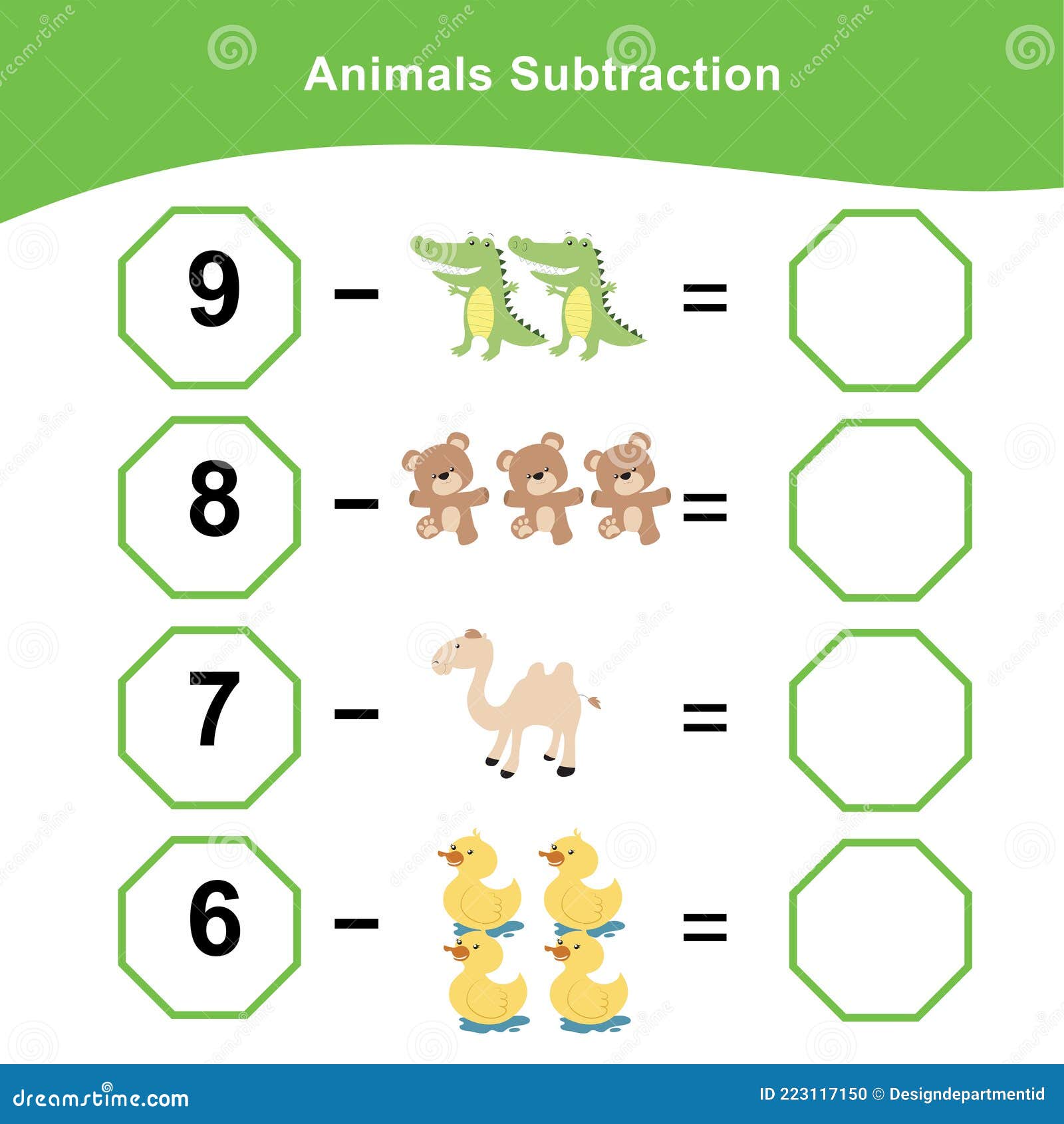 Jogos De Animais Primeiro Grau De Matemática Para Crianças Com Habilidades:  O Melhor Jardim De Infância, 1º E 2º Grau Números, Contando, Além De  Atividades E Jogos De Subtração Para Meninos E