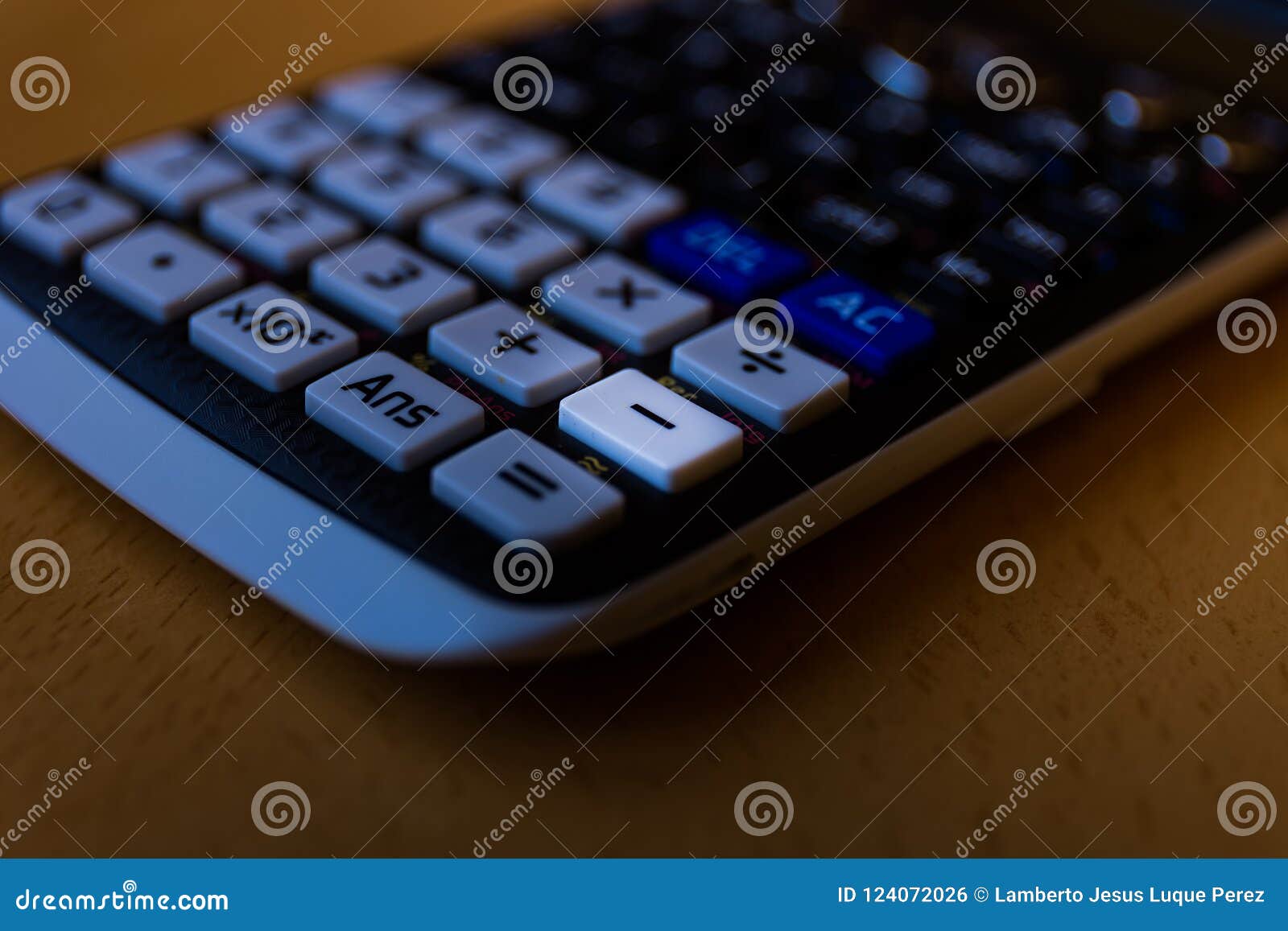 Subtract Key From The Keyboard Of A Scientific Calculator Royalty Free