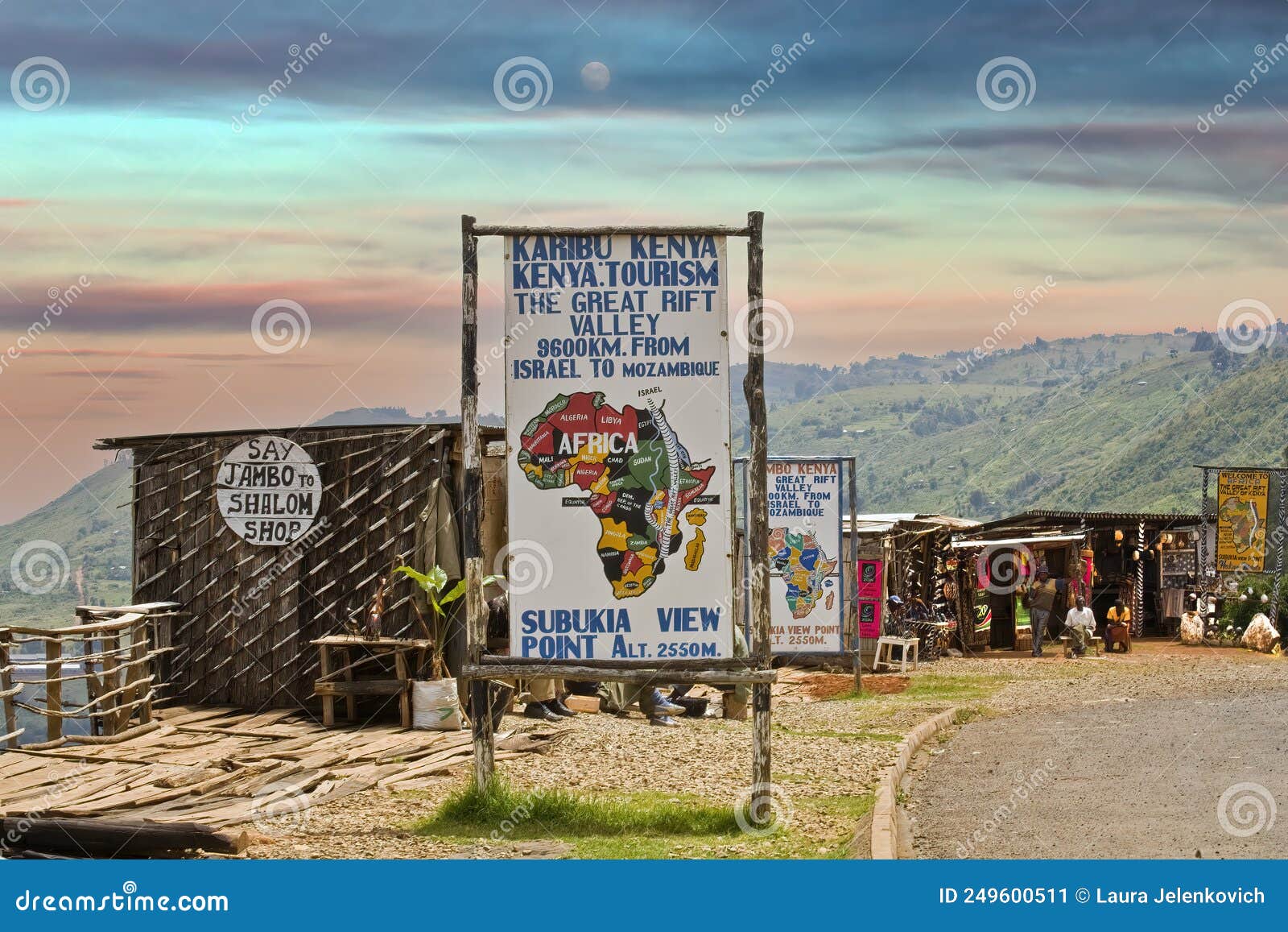 Subukia view point Kenya editorial photo. Image of african 249600511
