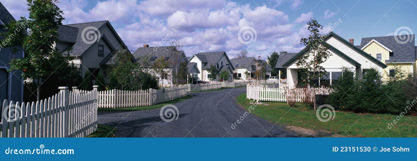 suburban neighborhood homes