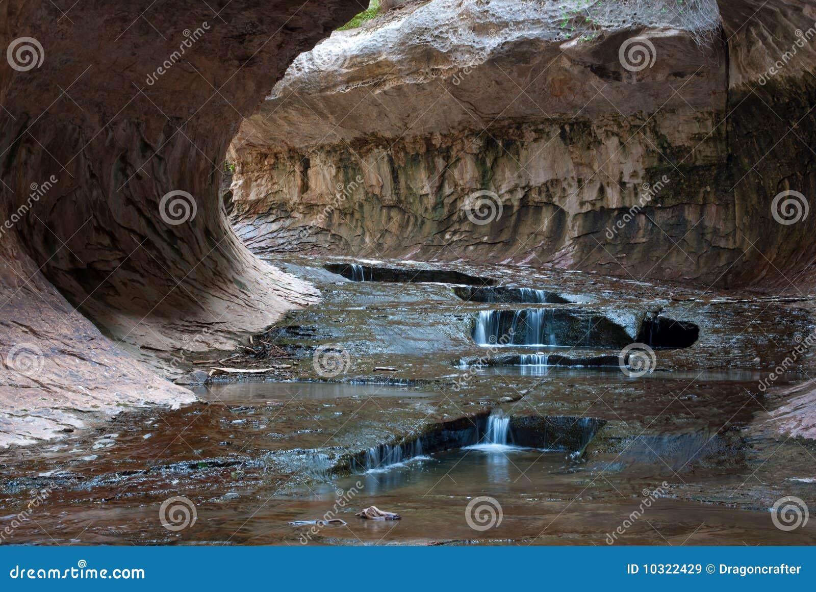 Subway Falls stock image. Image of park, geology, nature 10322429