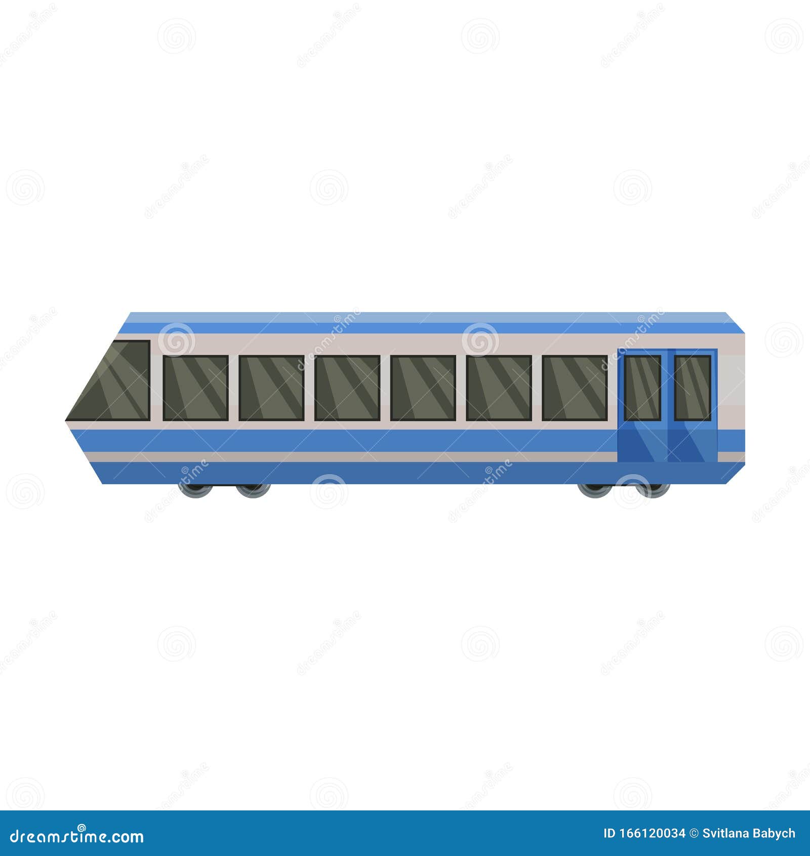 Subway Train Vector Icon.Cartoon Vector Icon Isolated on White ...