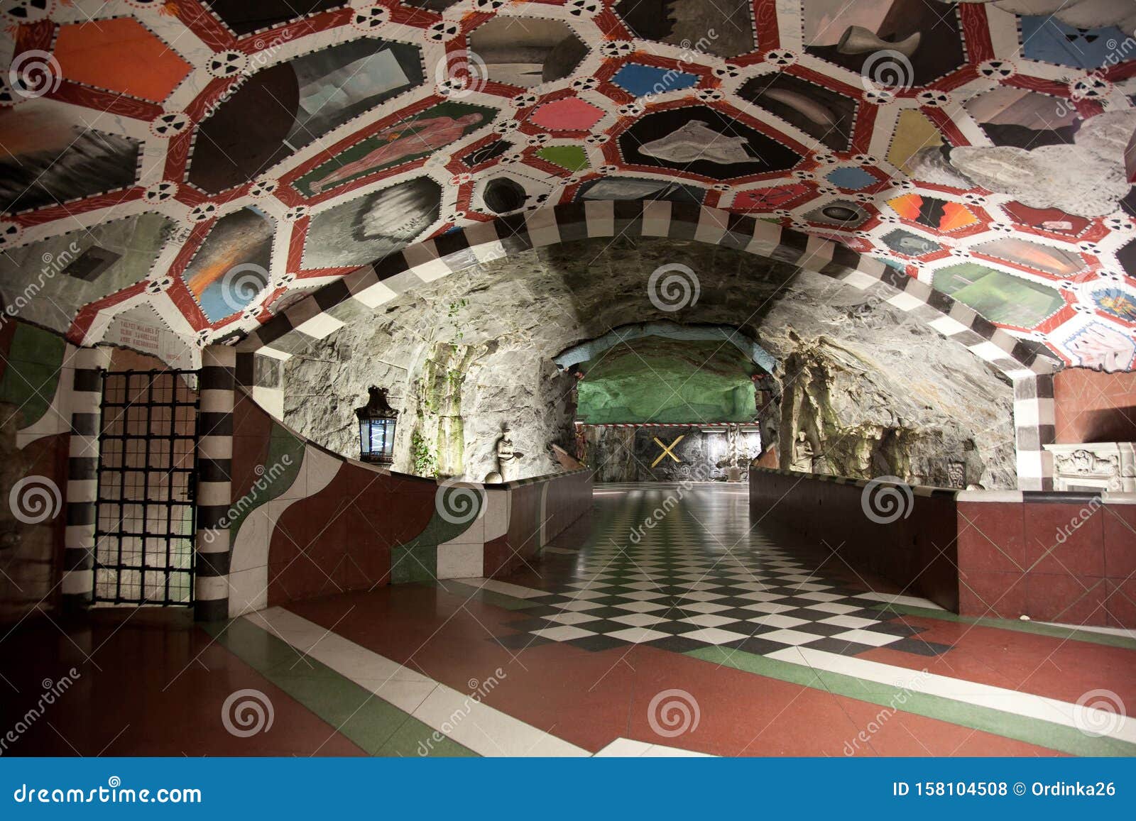 Subway Underground In City Stockholm Sweden Stock Photo Image