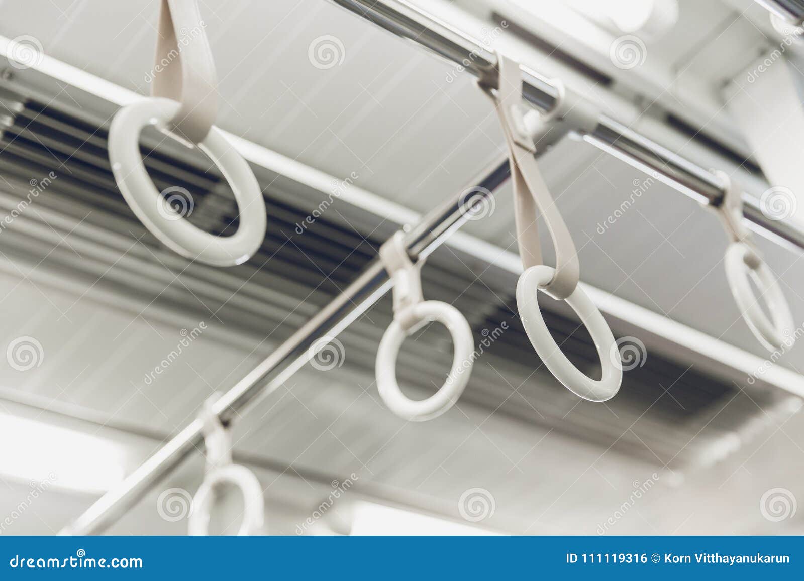 Subway Underground Train Handle Ring Hand Grip Stock Photo Image of