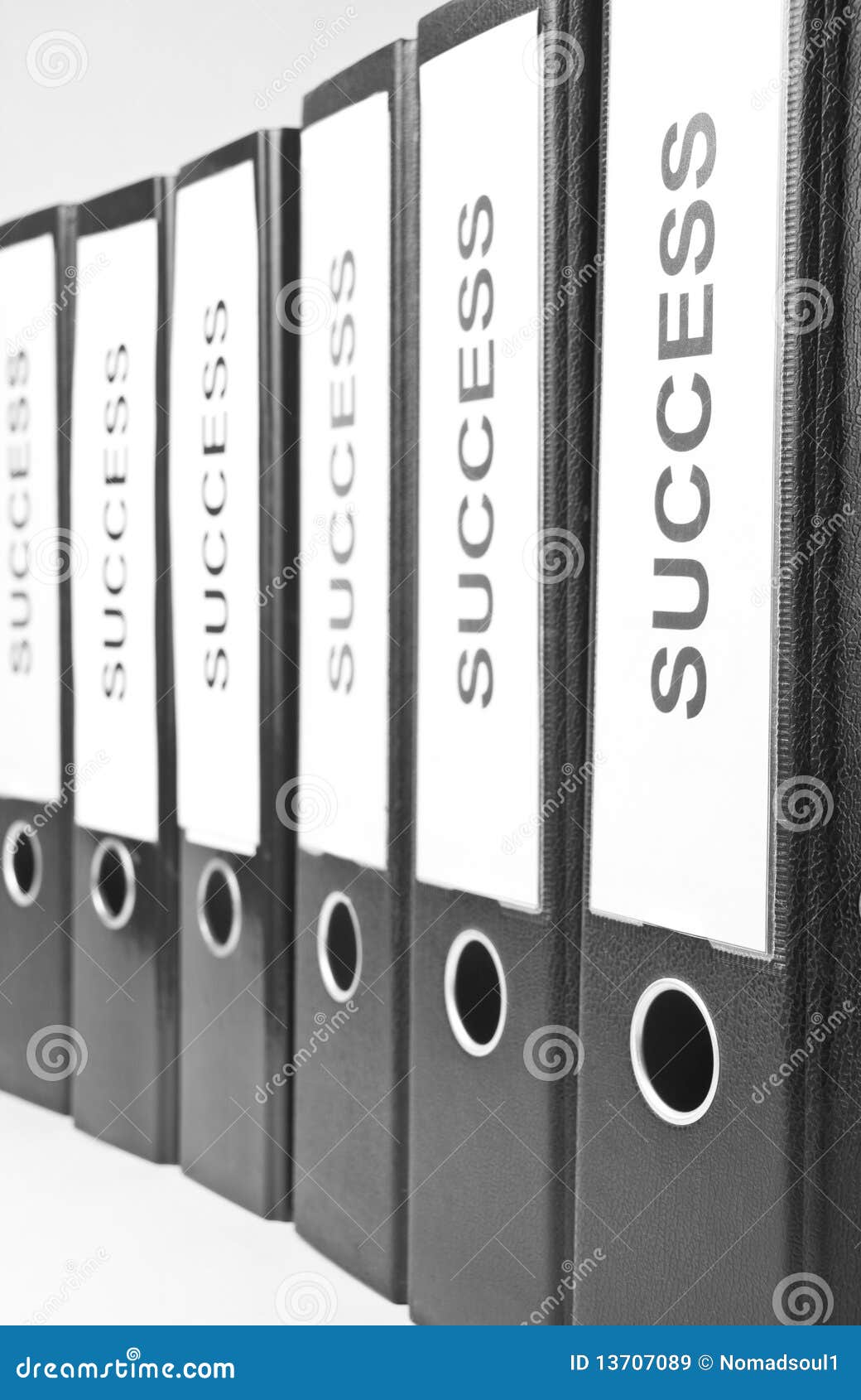 Success binders stock image. Image of paper, heap, file 13707089