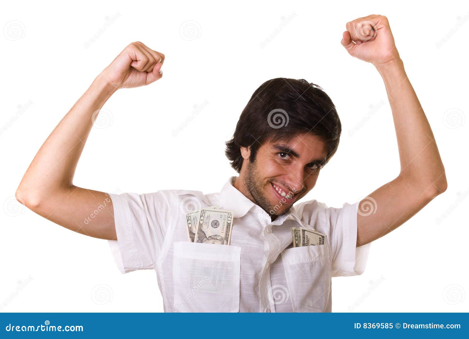 Success with the money stock image. Image of finance, bill 8369585