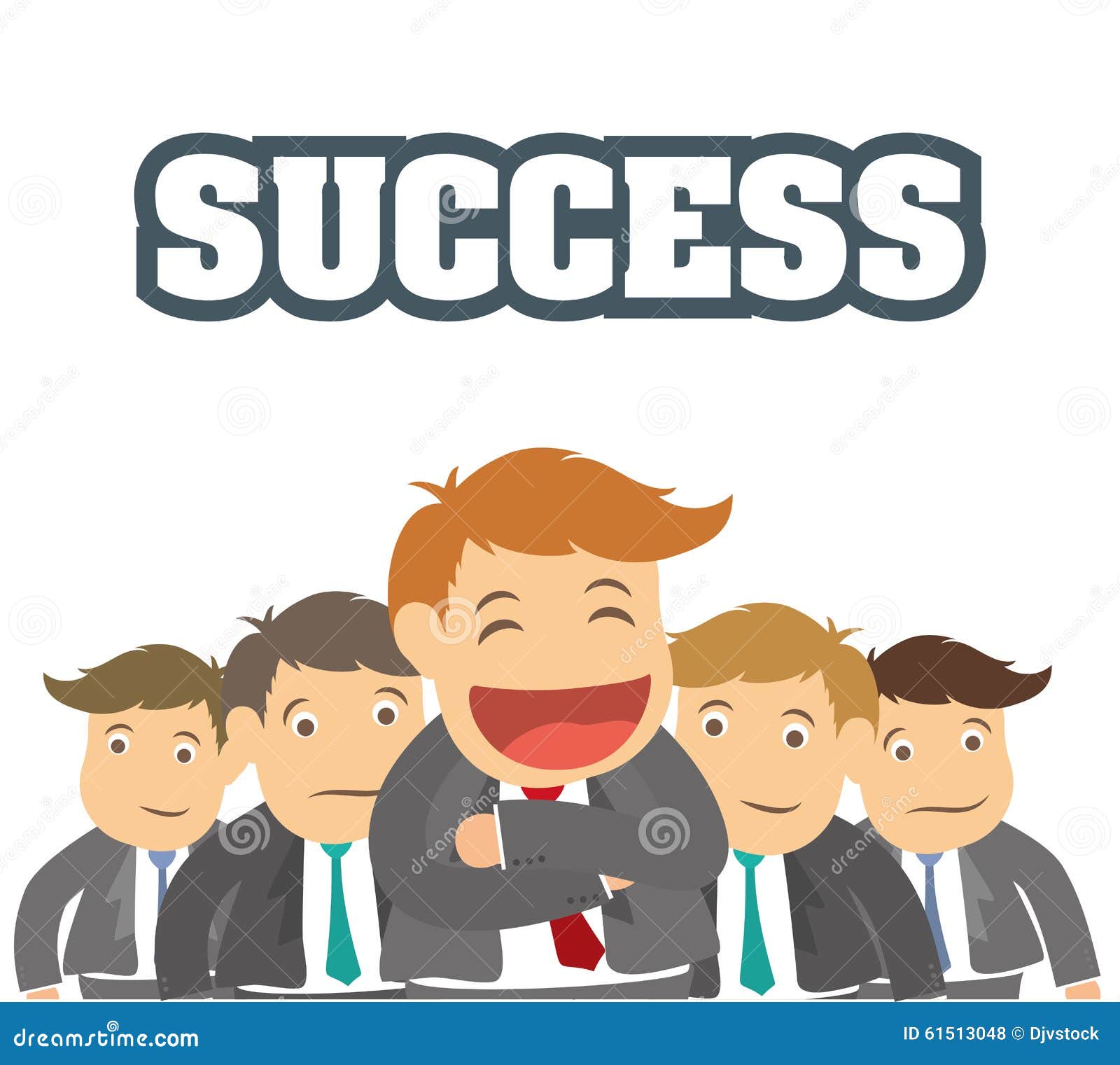 Success People Cartoon Design Stock Vector - Illustration of winner,  nature: 61513048
