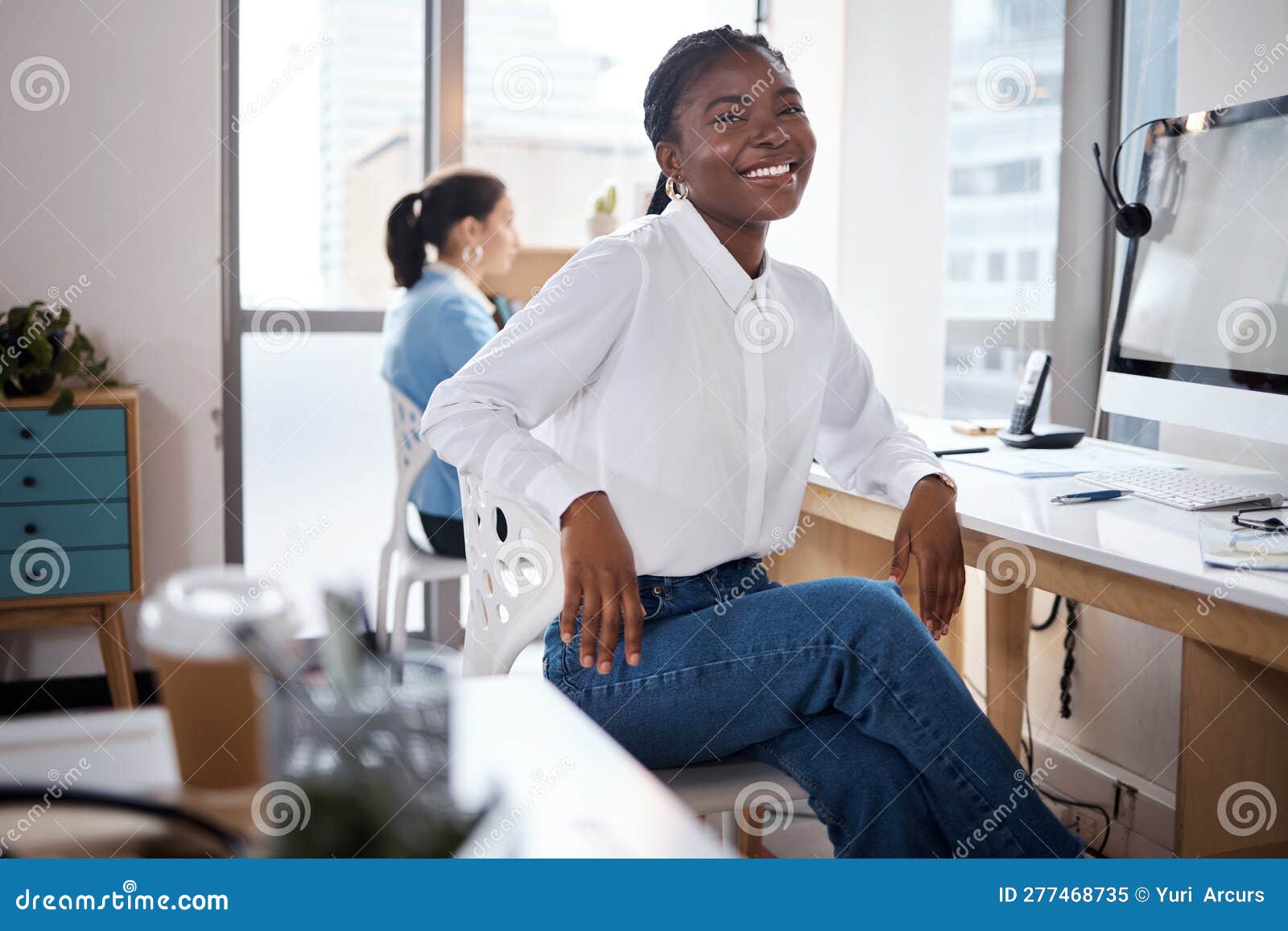 Success is a Result of Hard Work. a Young Businesswoman Using a