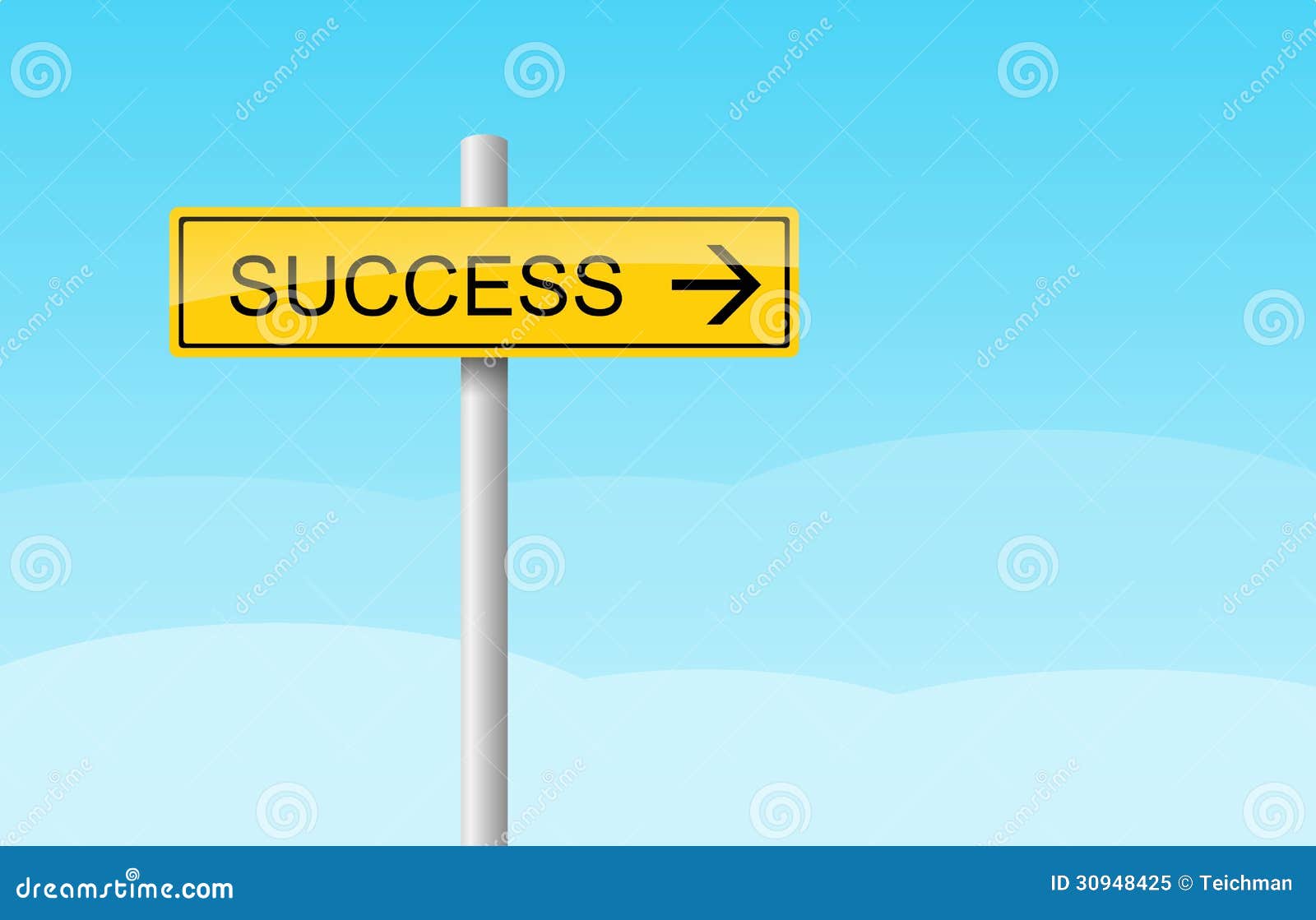 Success sign stock vector. Illustration of wealth, good - 30948425
